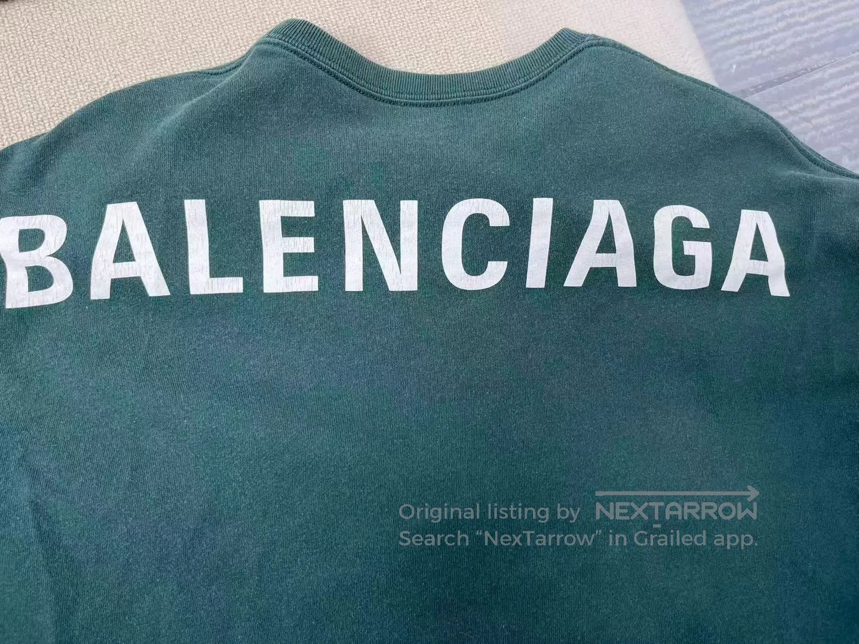 Balenciaga Balenciaga Logo Print Oversized T-Shirt. Size US XS / EU 42 / 0 - 3 Thumbnail