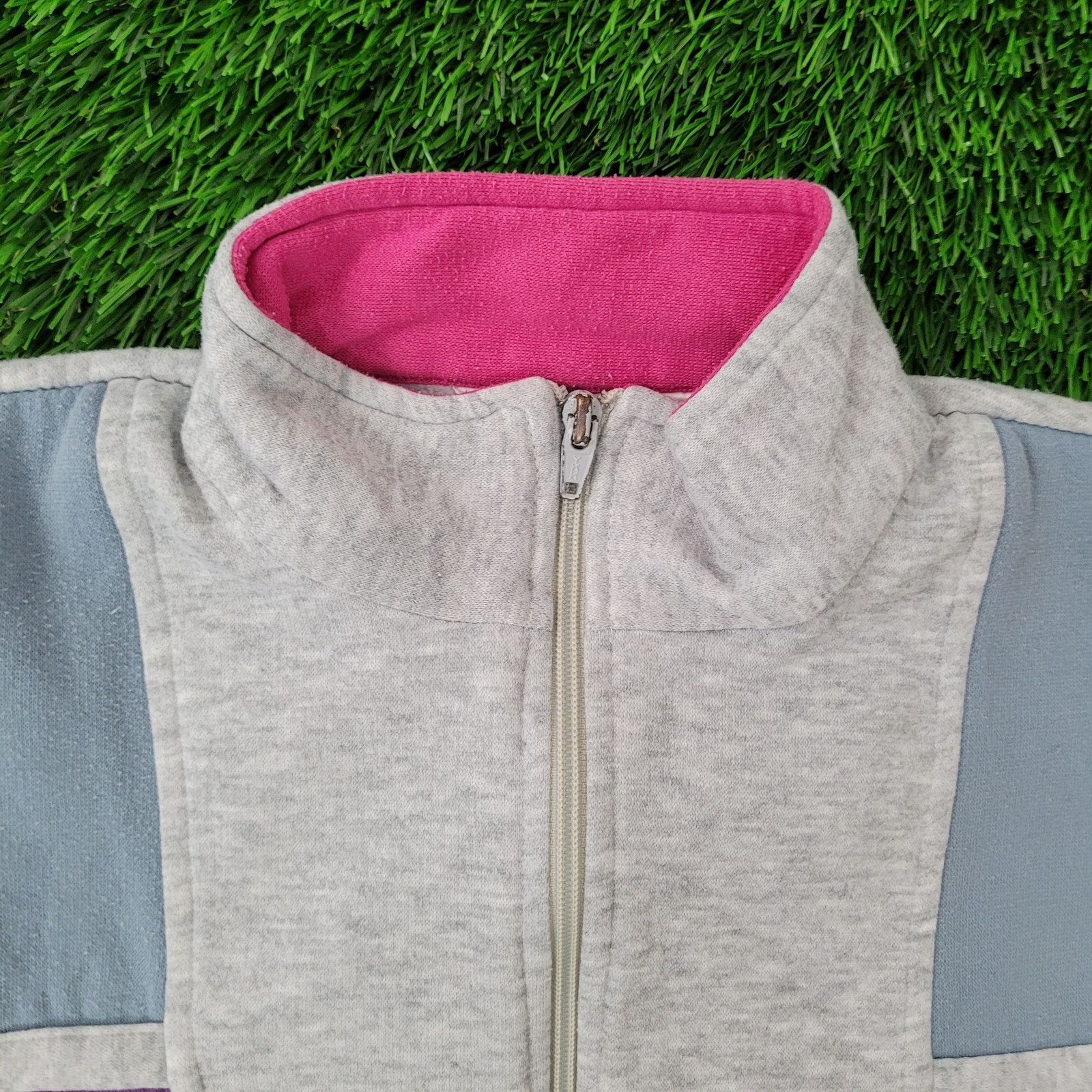 Vintage Vintage Bold-Spirit Fleece Track Jacket Womens XS/S 21x23 Size S / US 4 / IT 40 - 9 Thumbnail