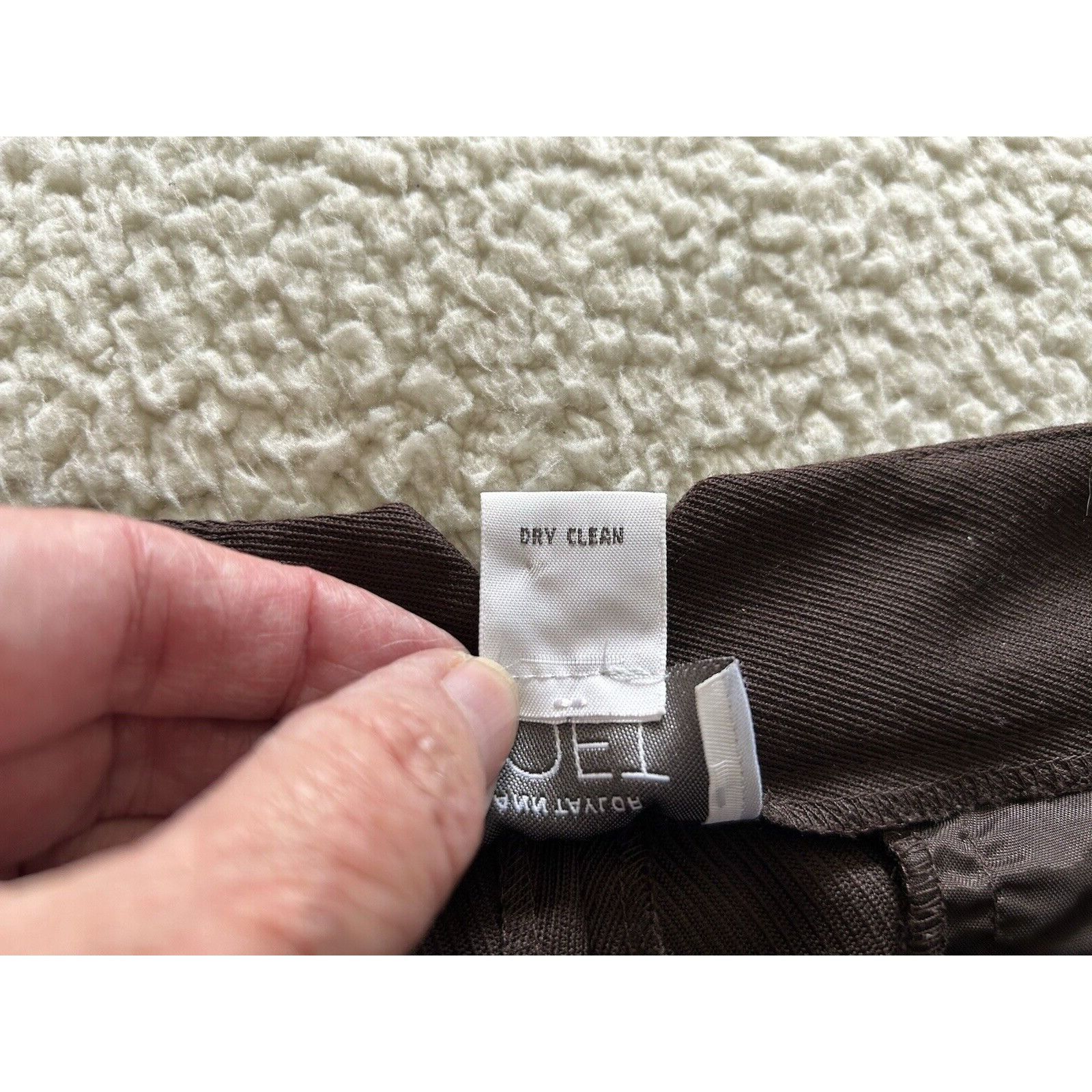 Ann Taylor Ann Taylor LOFT Womens Chocolate Brown Wool Blend Wide Cuffe Size 27" / US 4 / IT 40 - 6 Thumbnail