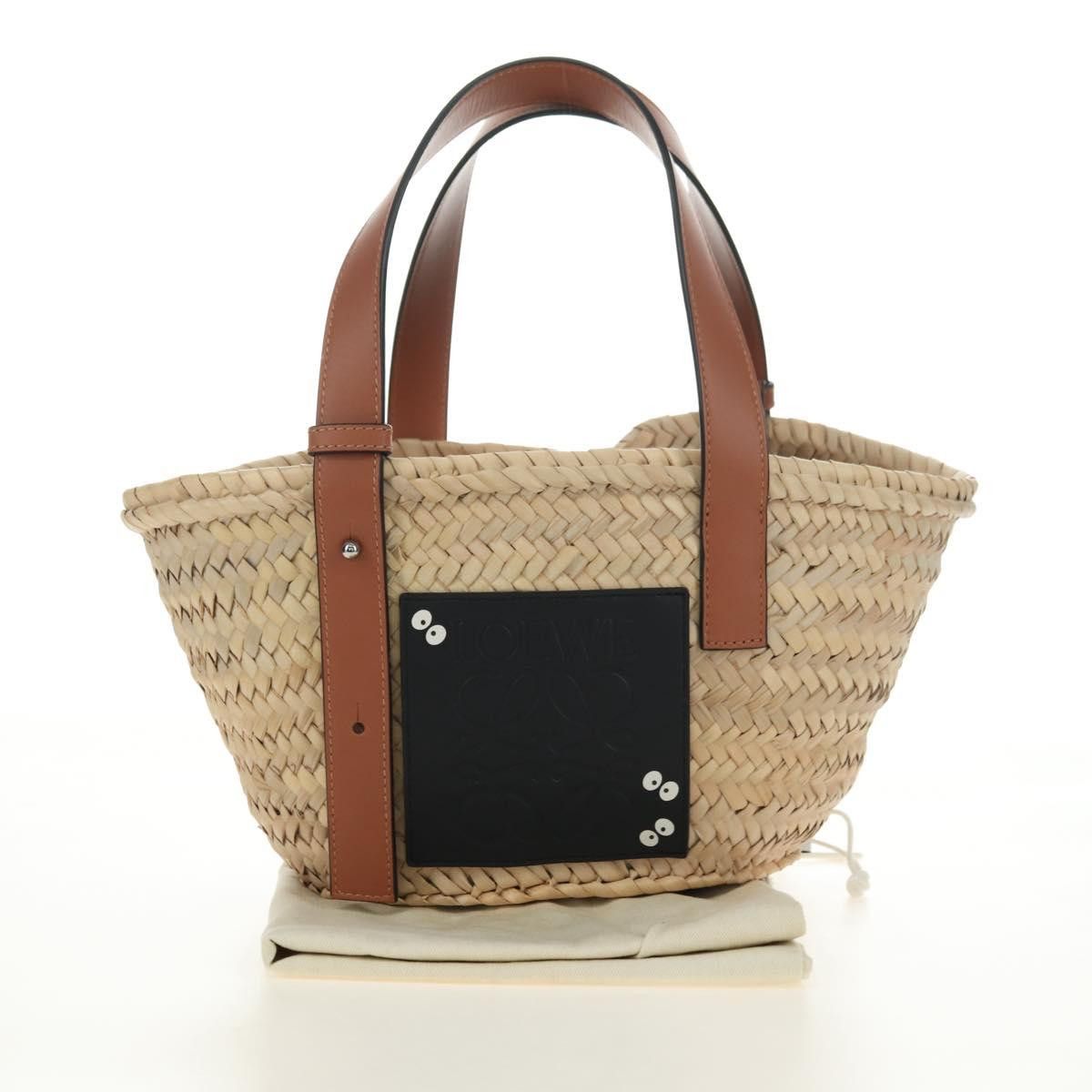 Loewe LOEWE Studio Ghibli Collaboration Hand Bag Raffia Beige Auth Size ONE SIZE - 12 Thumbnail