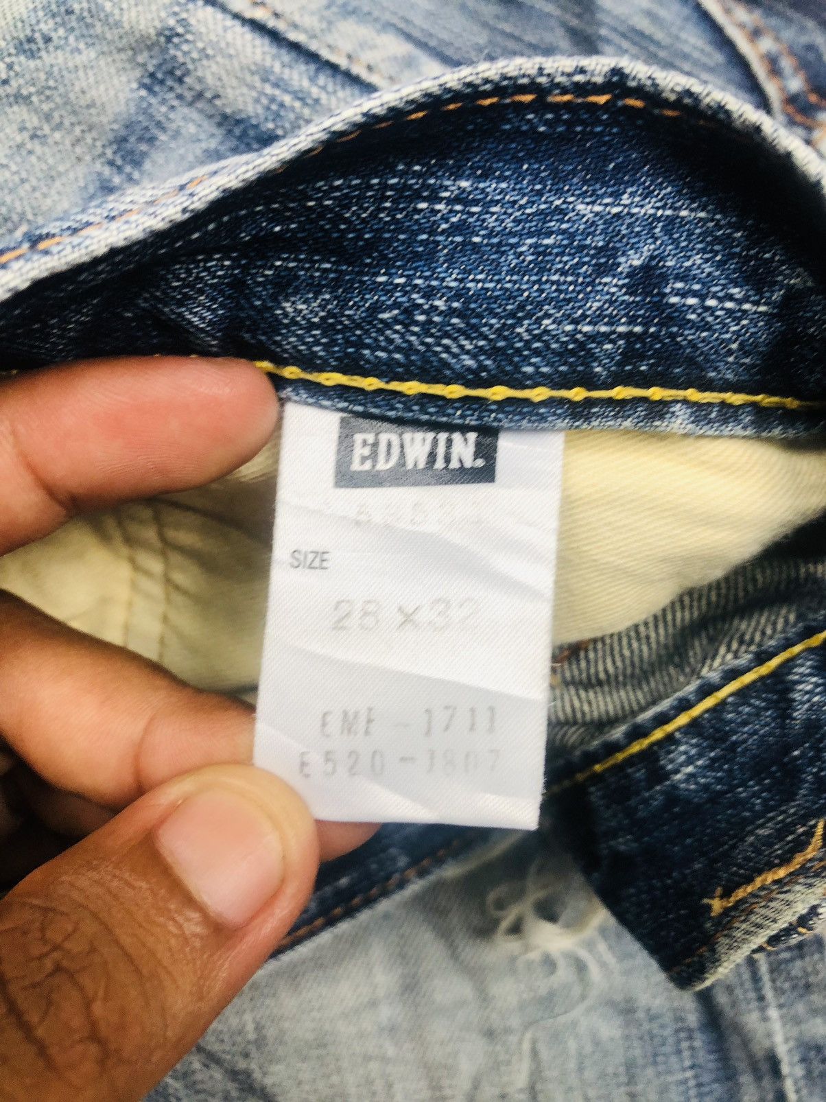 Edwin Edwin Distressed Jeans (21) Size US 32 / EU 48 - 14 Thumbnail