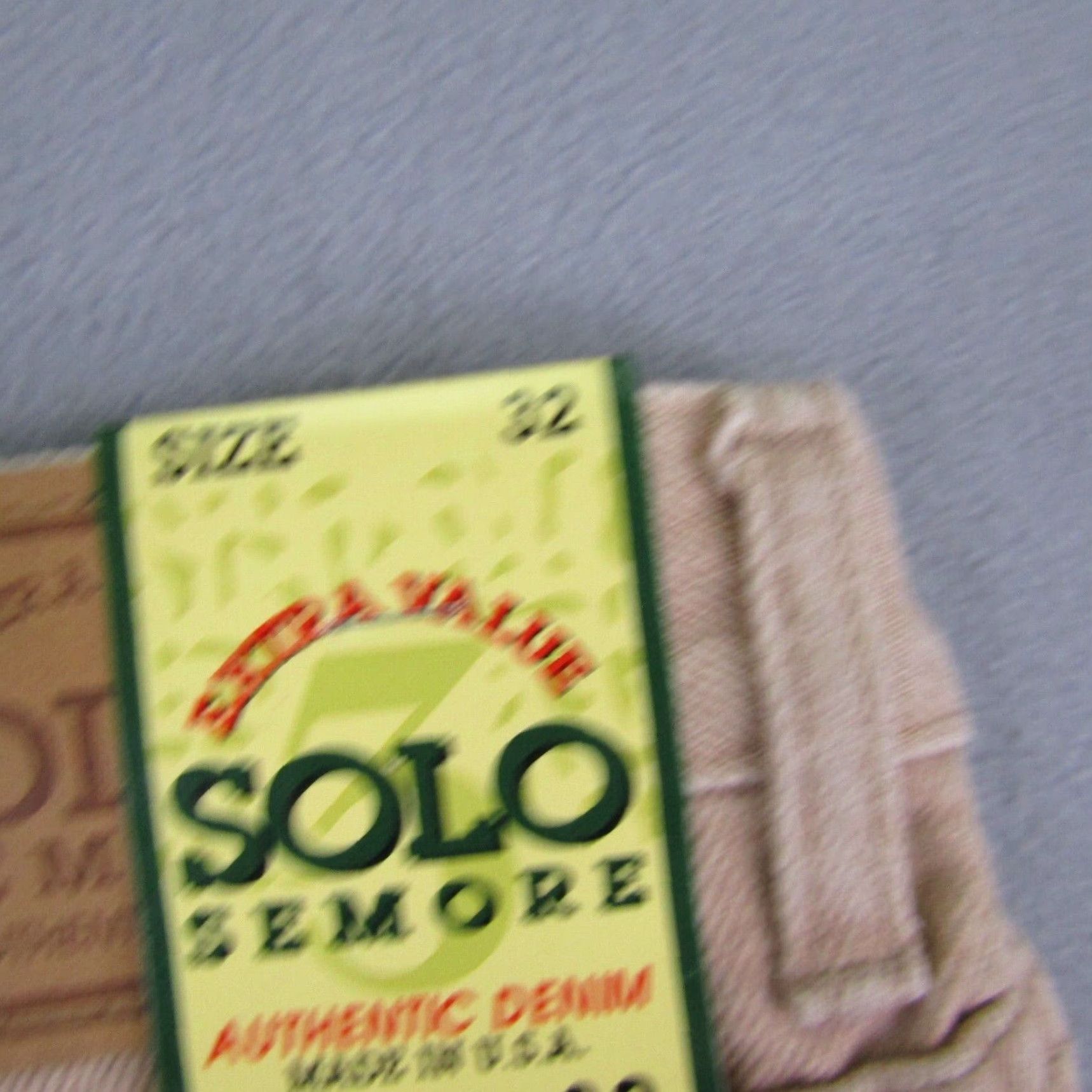 Vintage VINTAGE Solo Semore Jeans Mens 32x32 Denim Straight Leg 90s Y2K Deadstock Beige Jeans Mens Size US 30 / EU 46 - 7 Thumbnail