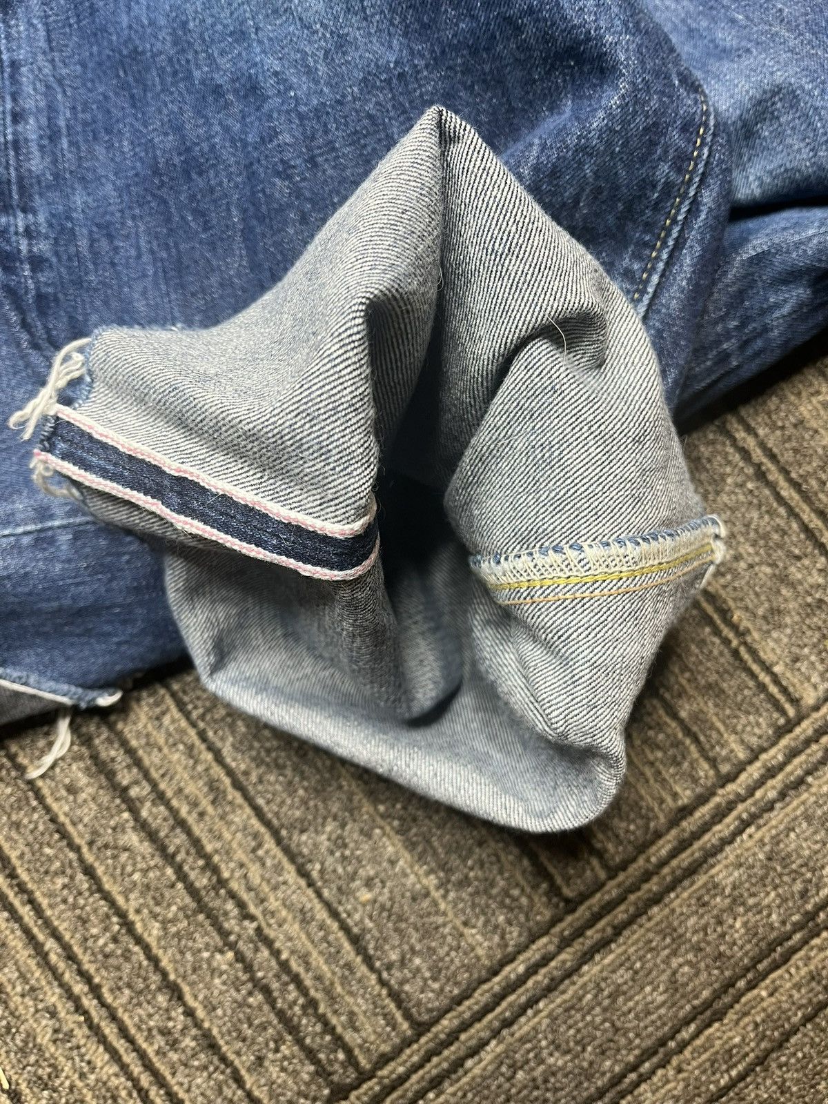 Sugar Cane Vintage Sugar Cane 1947 Selvedge Jeans Mens 38x28 Loose Fit Size US 36 / EU 52 - 5 Thumbnail