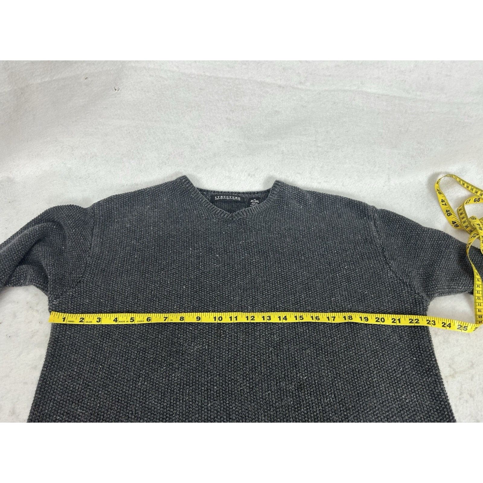 Structure Vintage Structure Heavy Gray Sweater M Made in Hong Kong Size US M / EU 48-50 / 2 - 4 Thumbnail