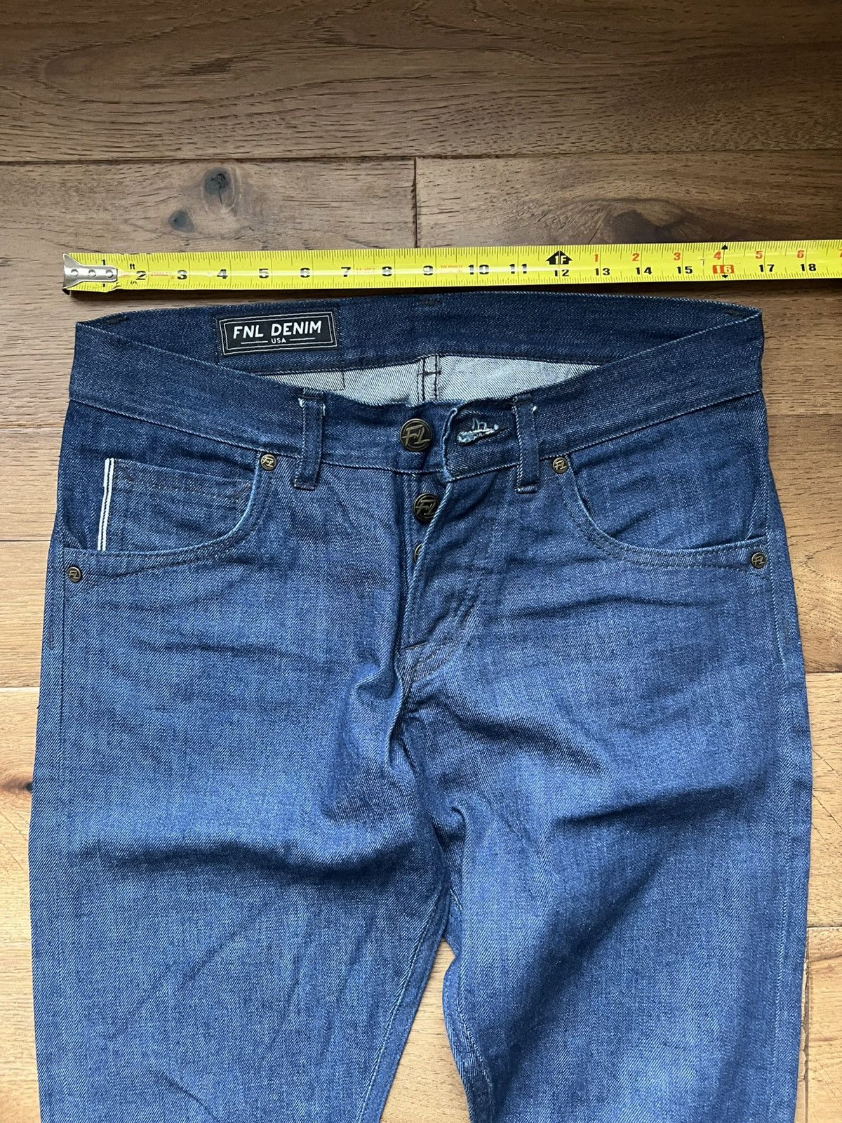 Other FNL Selvedge Denim Jeans Slim 32x30 Size US 32 / EU 48 - 8 Thumbnail