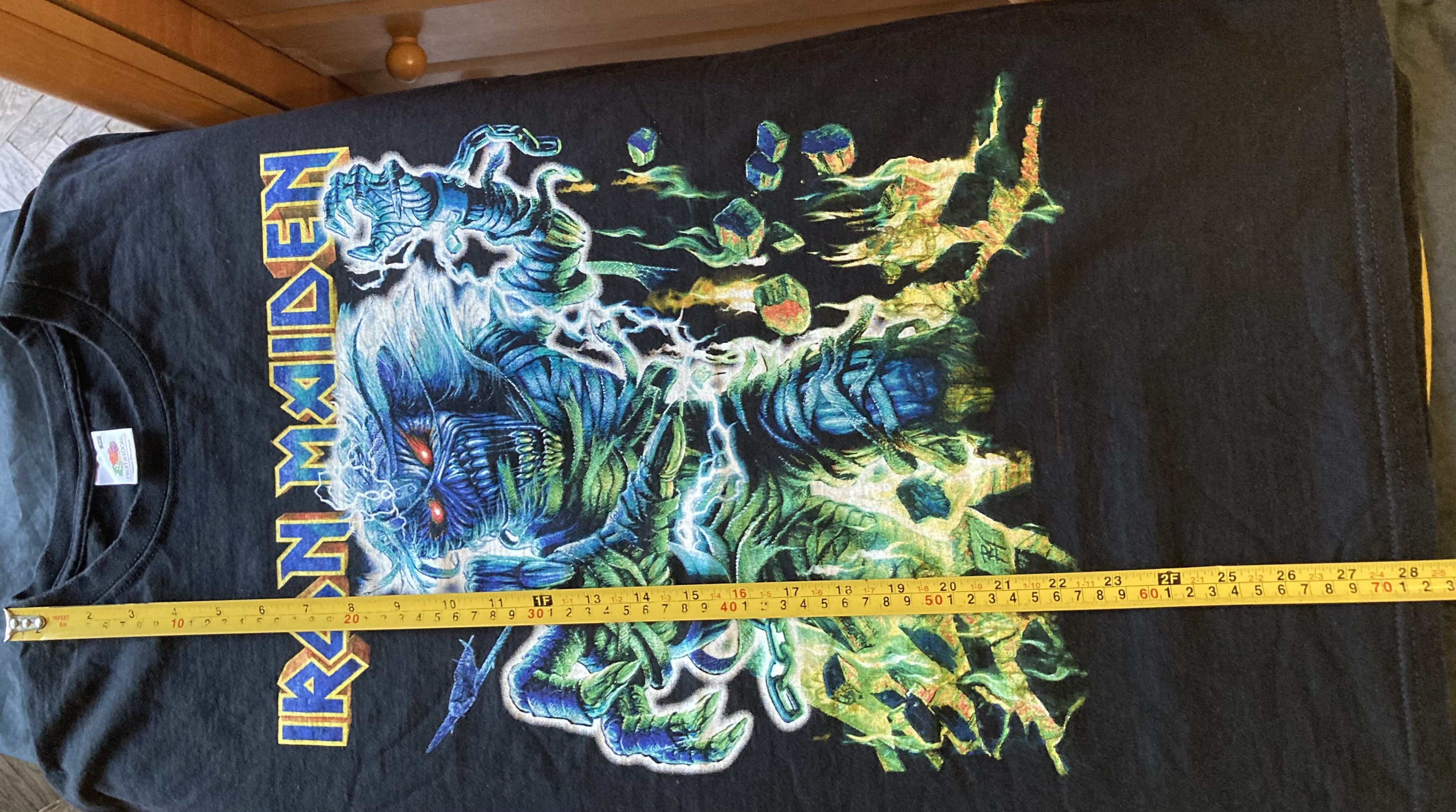 Band Tees Iron Maiden Somewhere Back In Time World Tour 2009 Size US XL / EU 56 / 4 - 9 Thumbnail
