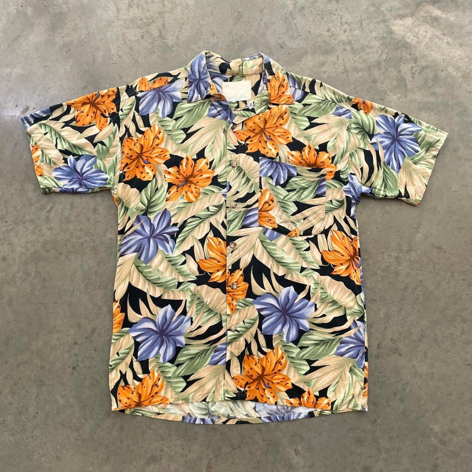 Vintage Vintage Frank Black Hawaiian Shirt Size US L / EU 52-54 / 3 - 1 Thumbnail