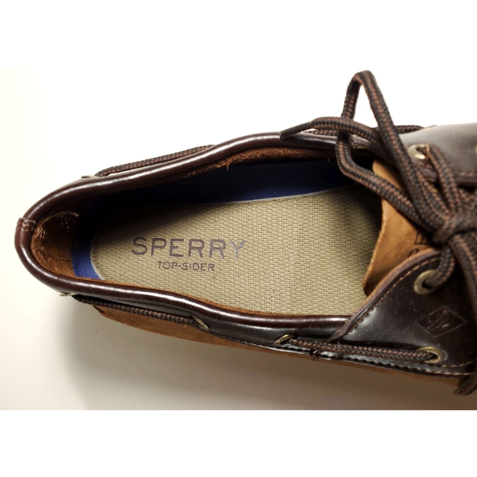 Sperry Sperry Top-Siders Suede Leather Two-Tone Brown Loafers Mens 12 Size US 12 / EU 45 - 7 Thumbnail