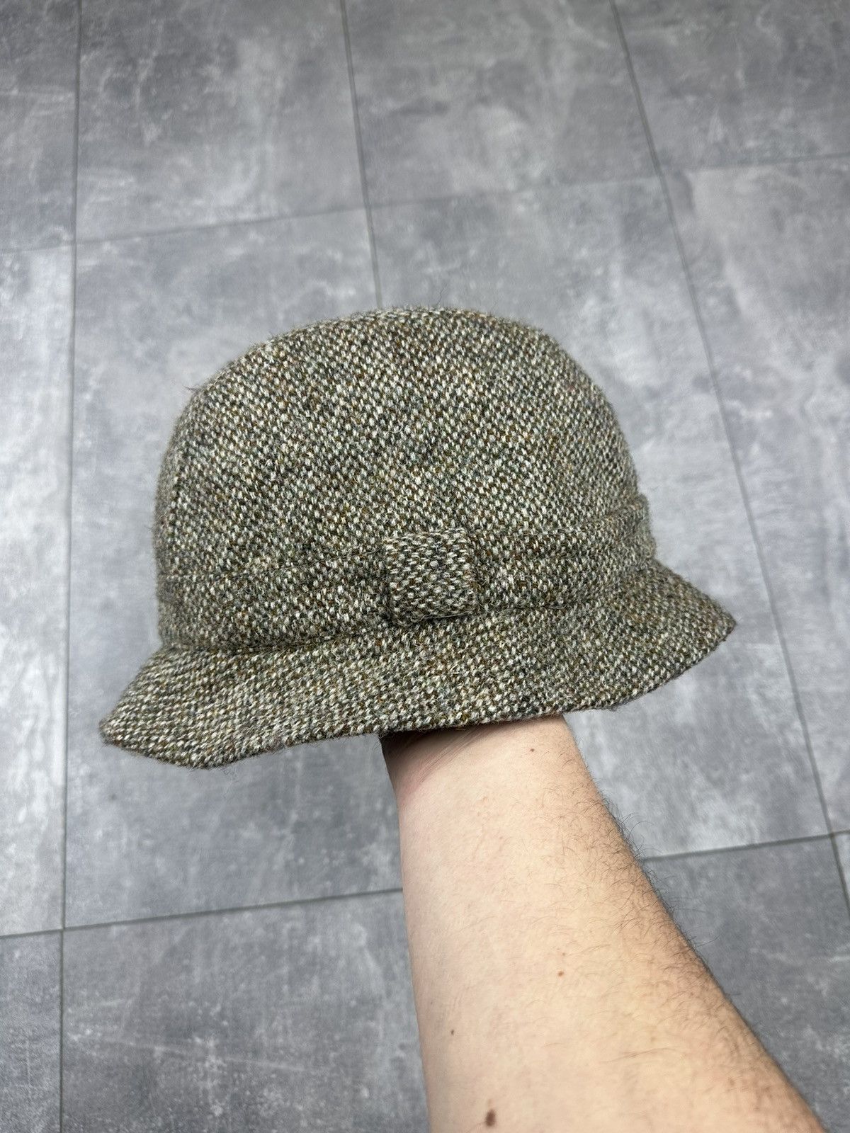 Harris Tweed Vintage Retro Harris Tweed Cap Hats Size ONE SIZE - 1 Thumbnail