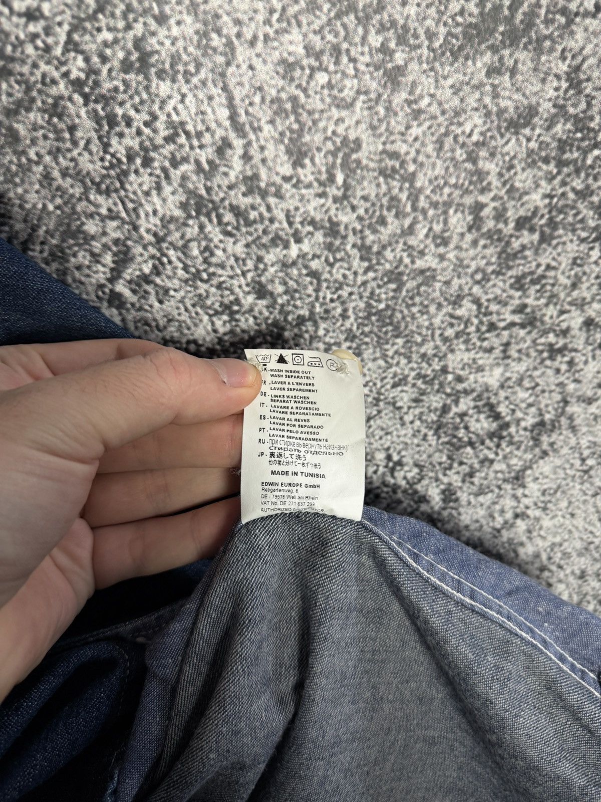 Edwin Edwin Patchwork Long Sleeve Denim Better Shirt Indigo Size S Size US S / EU 44-46 / 1 - 11 Thumbnail