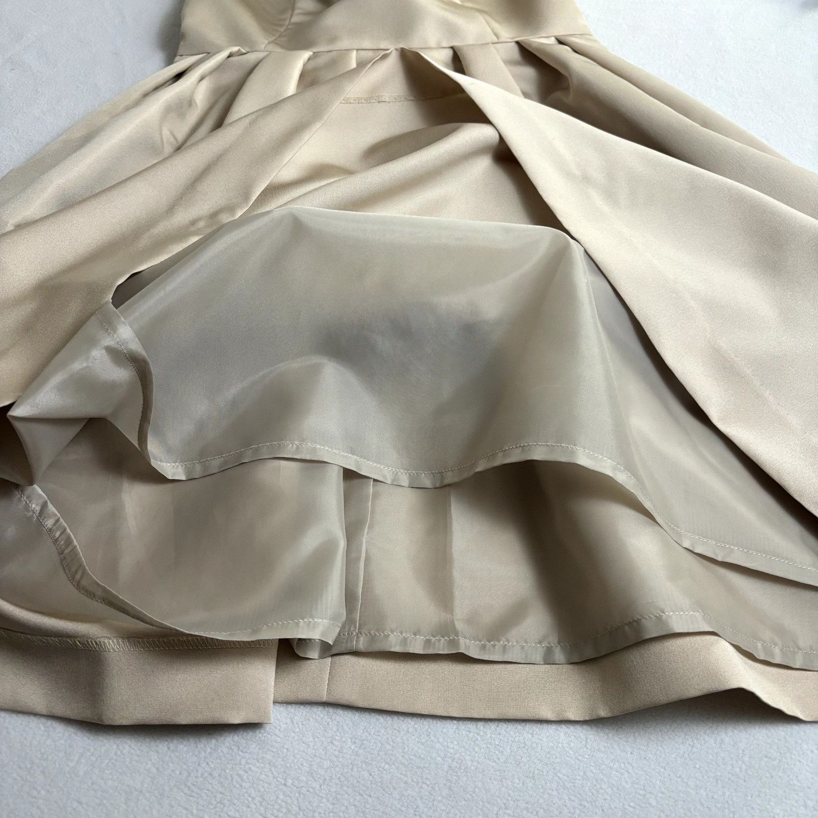 Other Dress Liala x PG Sz XS Light Beige Sleeveless A-Line Knee-L Size XS / US 0-2 / IT 36-38 - 8 Thumbnail