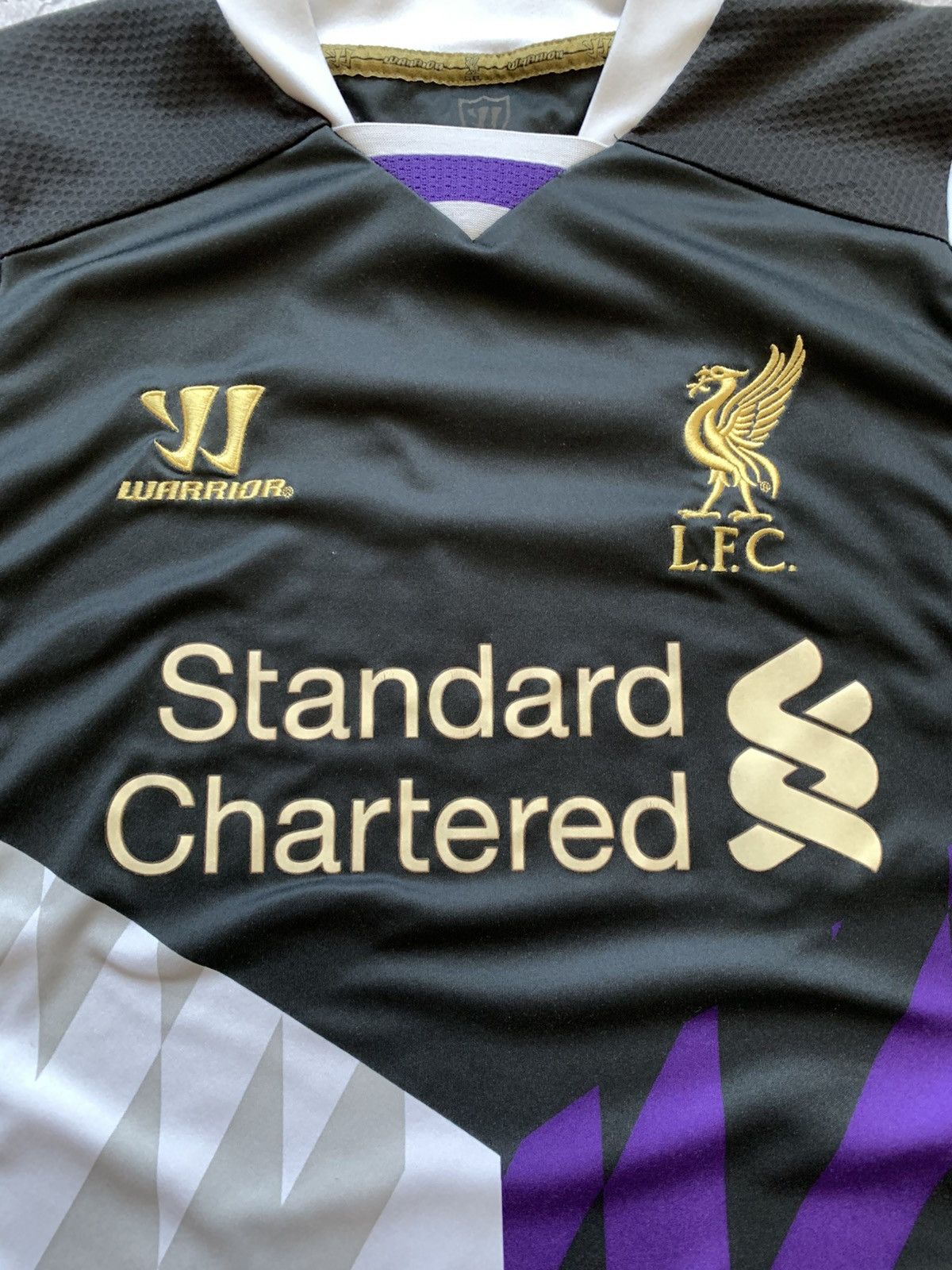 Warrior 🔥WARRIOR LIVERPOOL 2013 2014 AWAY SOCCER JERSEY Size US M / EU 48-50 / 2 - 4 Thumbnail