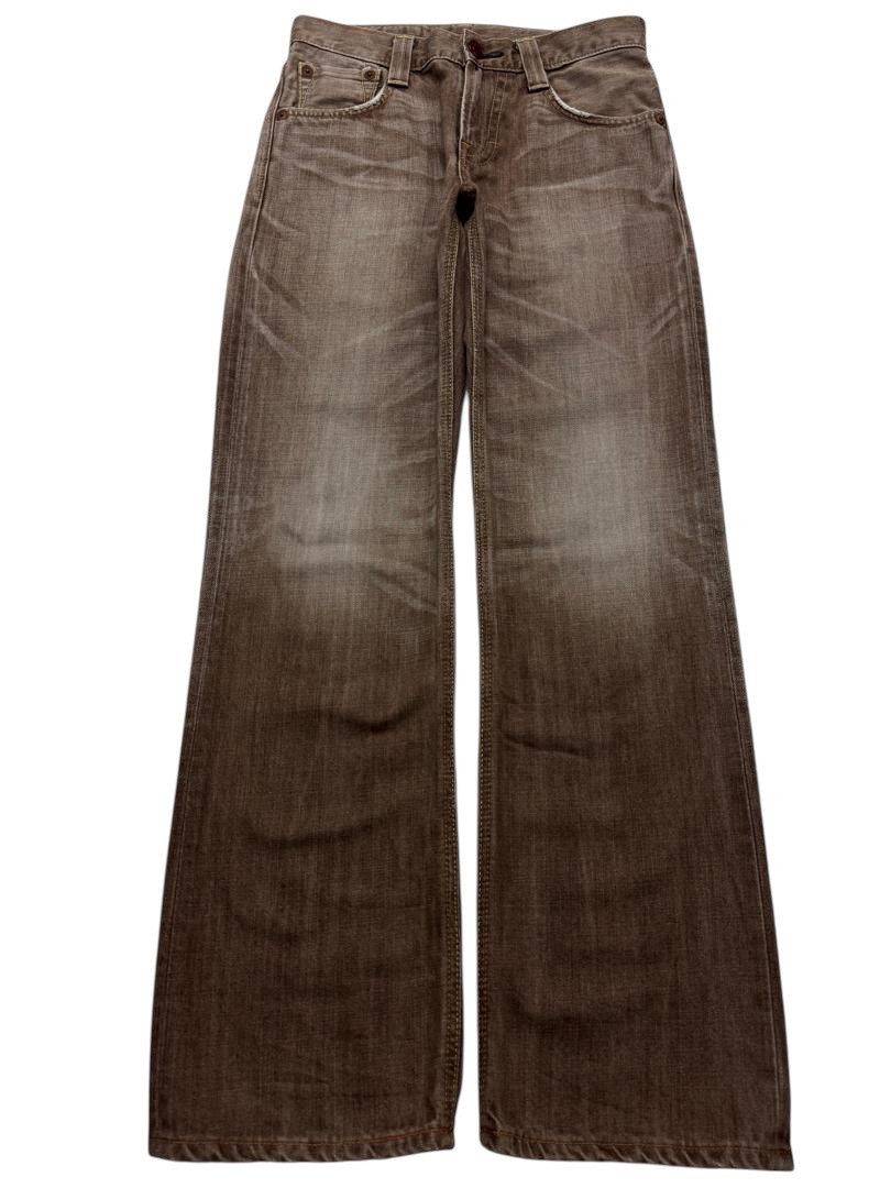 💥FLARE💥90s STYLE EDWIN 503 MUD HONEYCOMB INSANE JEANS STYLE