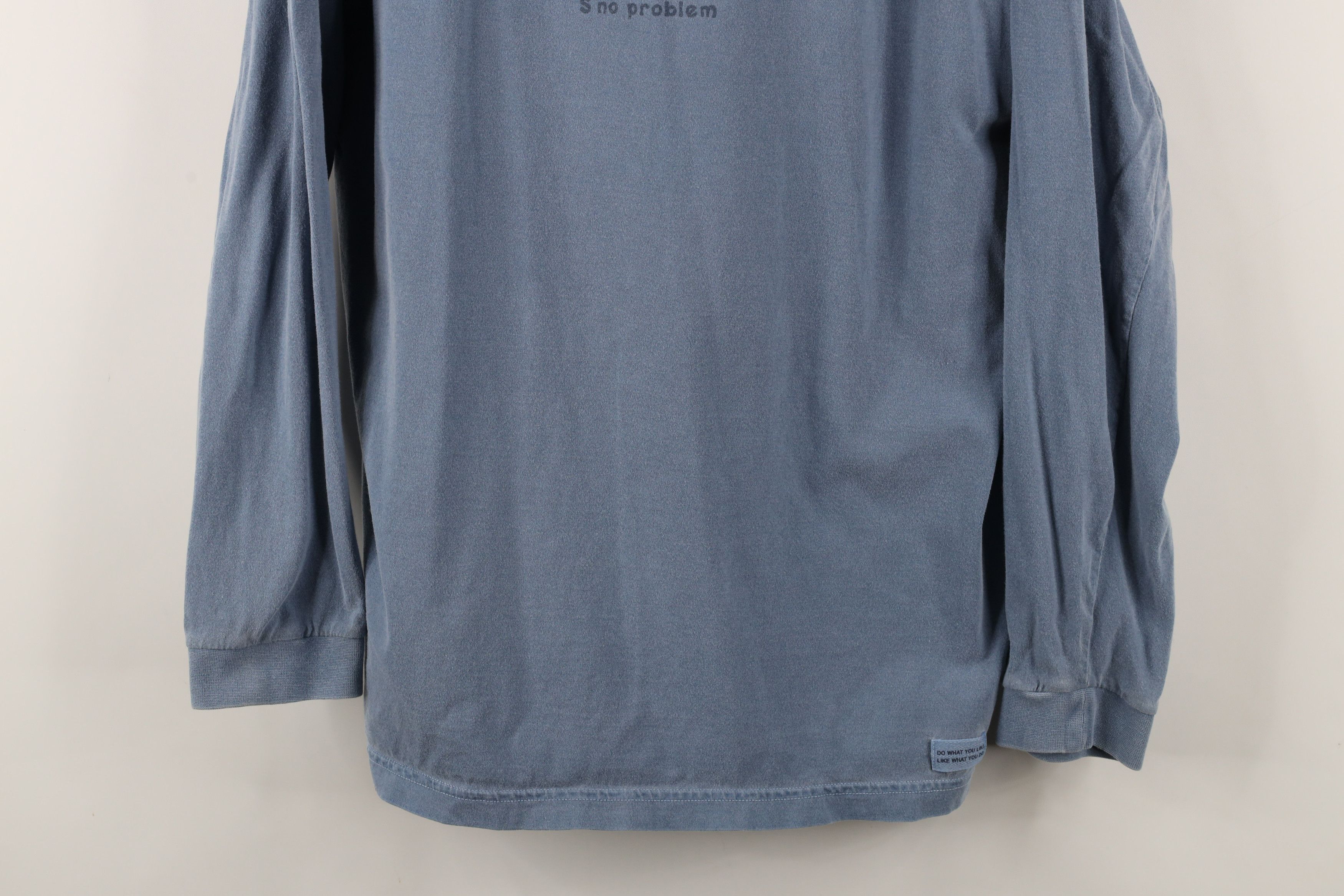 Life is Good × Vintage Vintage Life Is Good Snow Problem Long Sleeve T-Shirt Blue Size US L / EU 52-54 / 3 - 3 Thumbnail