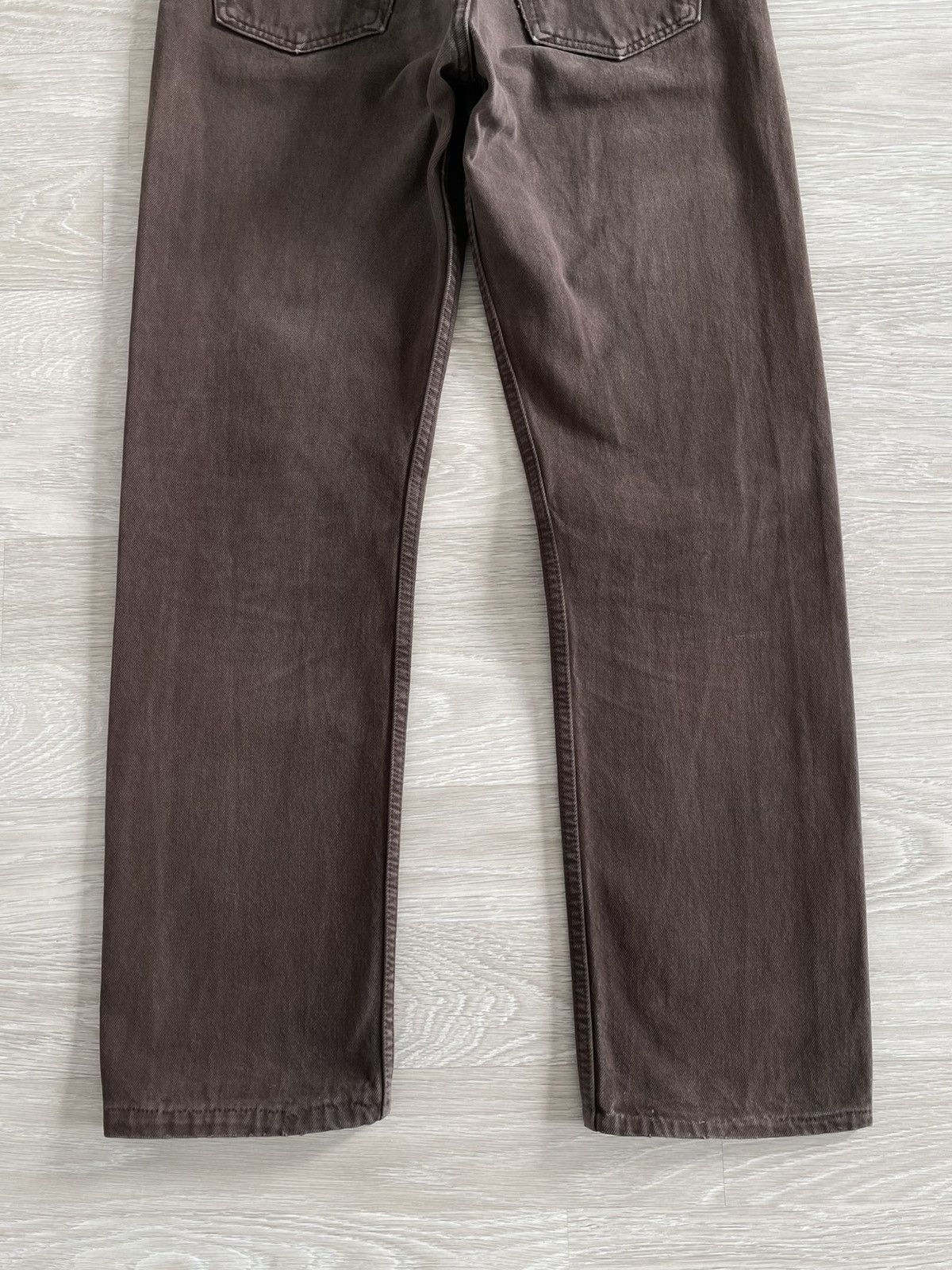 Levi's 90's Vintage Levi's 501 Faded Brown Rare Denim Jeans 32x30 Size US 32 / EU 48 - 13 Thumbnail