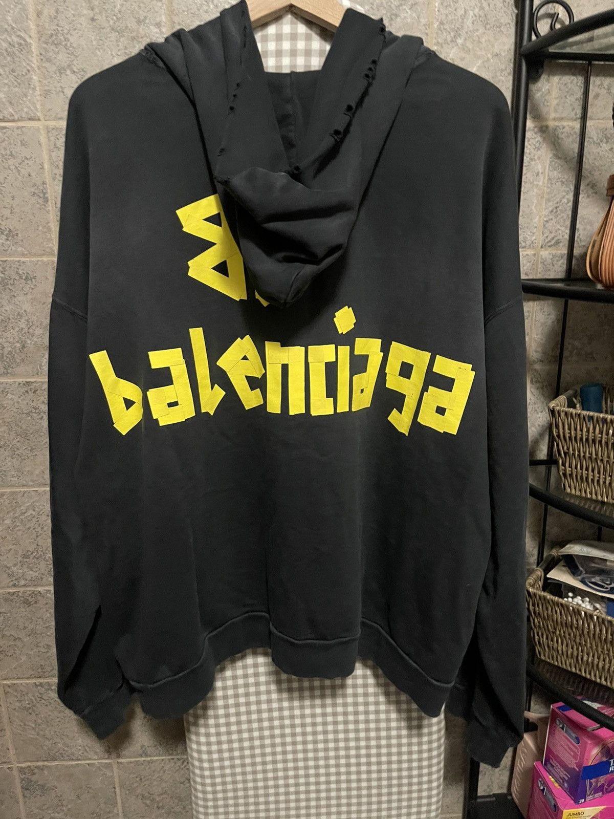 Balenciaga Balenciaga tape type zip-up Size US XL / EU 56 / 4 - 2 Thumbnail