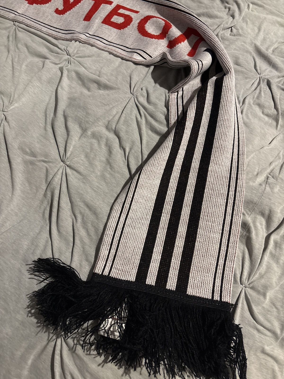 Adidas × Gosha Rubchinskiy Gosha rubchinskiy adidas made in Germany soccer scarf Size ONE SIZE - 3 Thumbnail