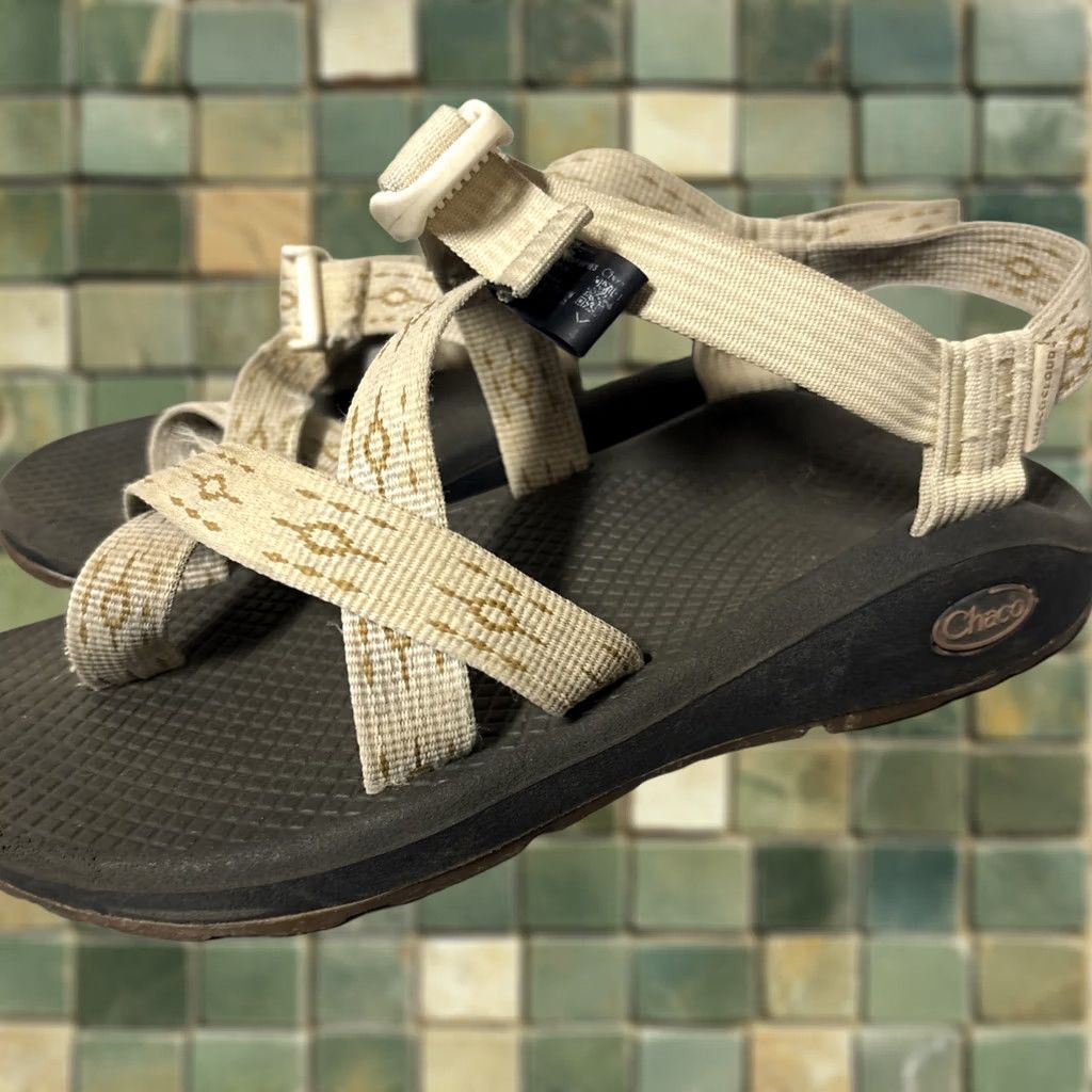 Chaco Chaco Women’s Zcloud 2 Sandal Oculi JCH108576 Ivory Brown Size 8 Sandal Rubber Insole Adjustable Strappy Outdoor | Womens Size US 6 / IT 36 - 1 Thumbnail