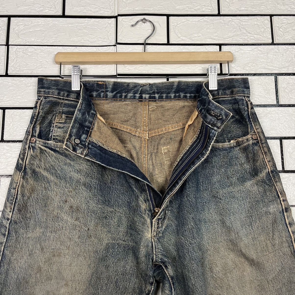 Japanese Brand Vintage Jump Juveneile Clip Distressed Short Denim Size US 32 / EU 48 - 14 Thumbnail