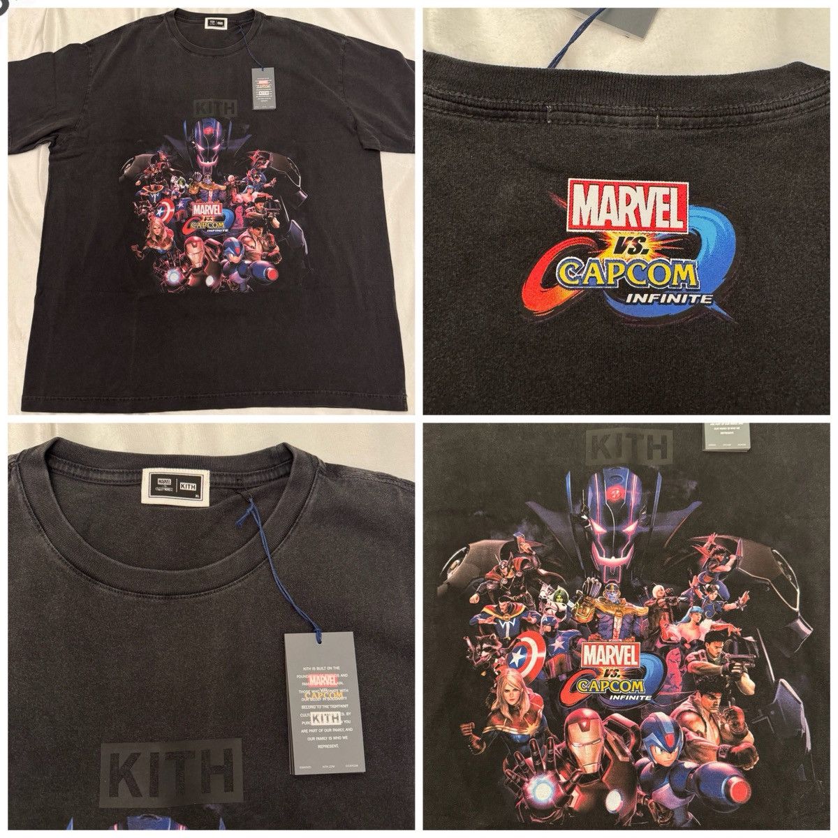 Kith × Marvel Comics Kith x Marvel vs. Capcom Infinite Vintage Tee Size US XL / EU 56 / 4 - 1 Thumbnail