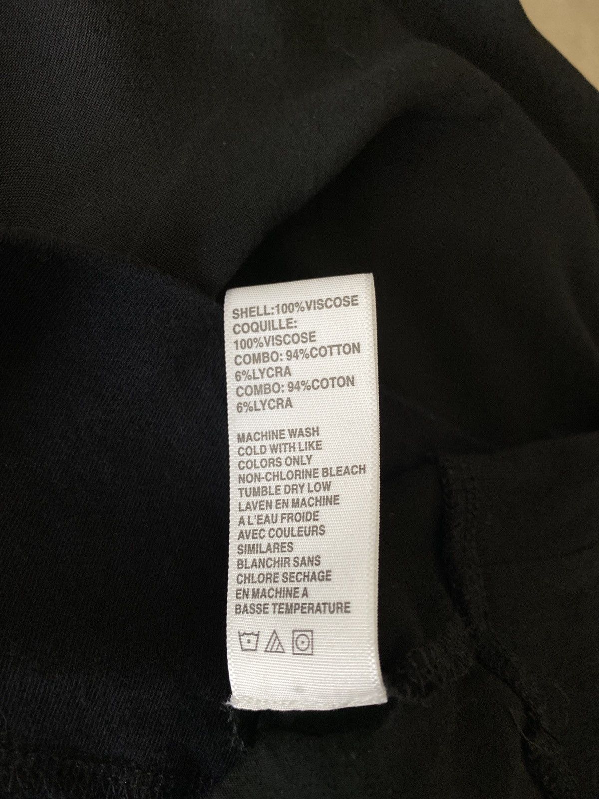 James Perse James Perse Black Batwing Sleeve Viscose Top Size S / US 4 / IT 40 - 8 Thumbnail
