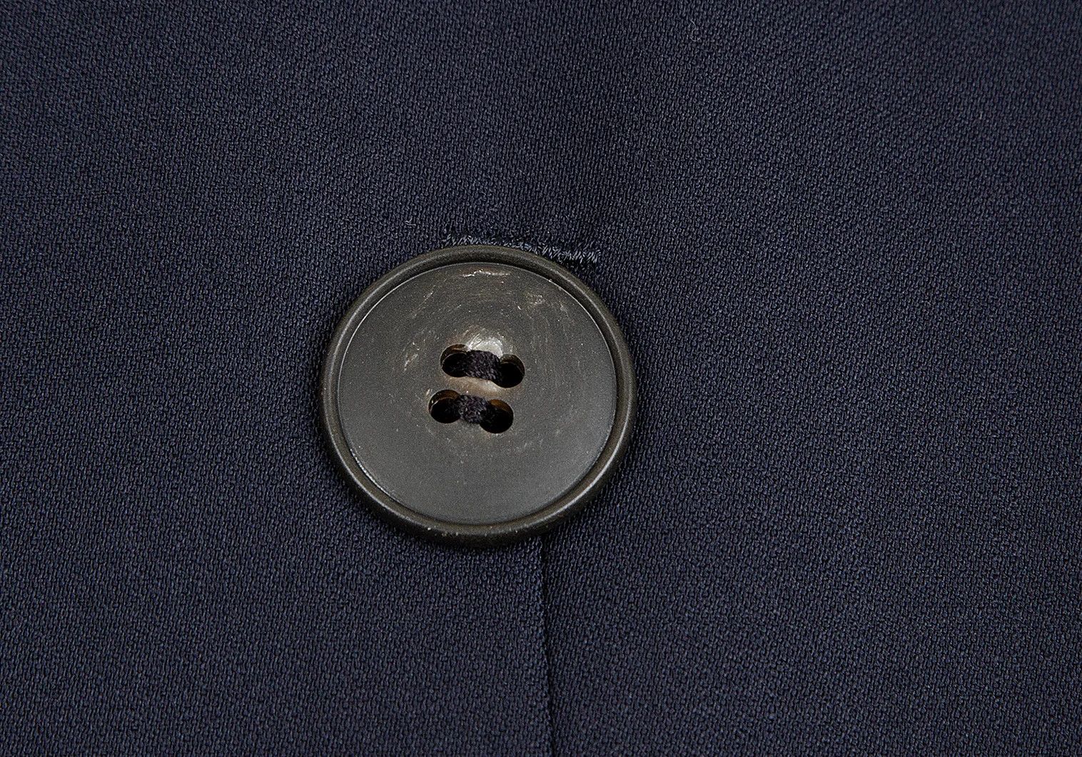 Jean Paul Gaultier Wool Peak Lapel Double Jacket in Navy, Size M Size US M / EU 48-50 / 2 - 7 Thumbnail