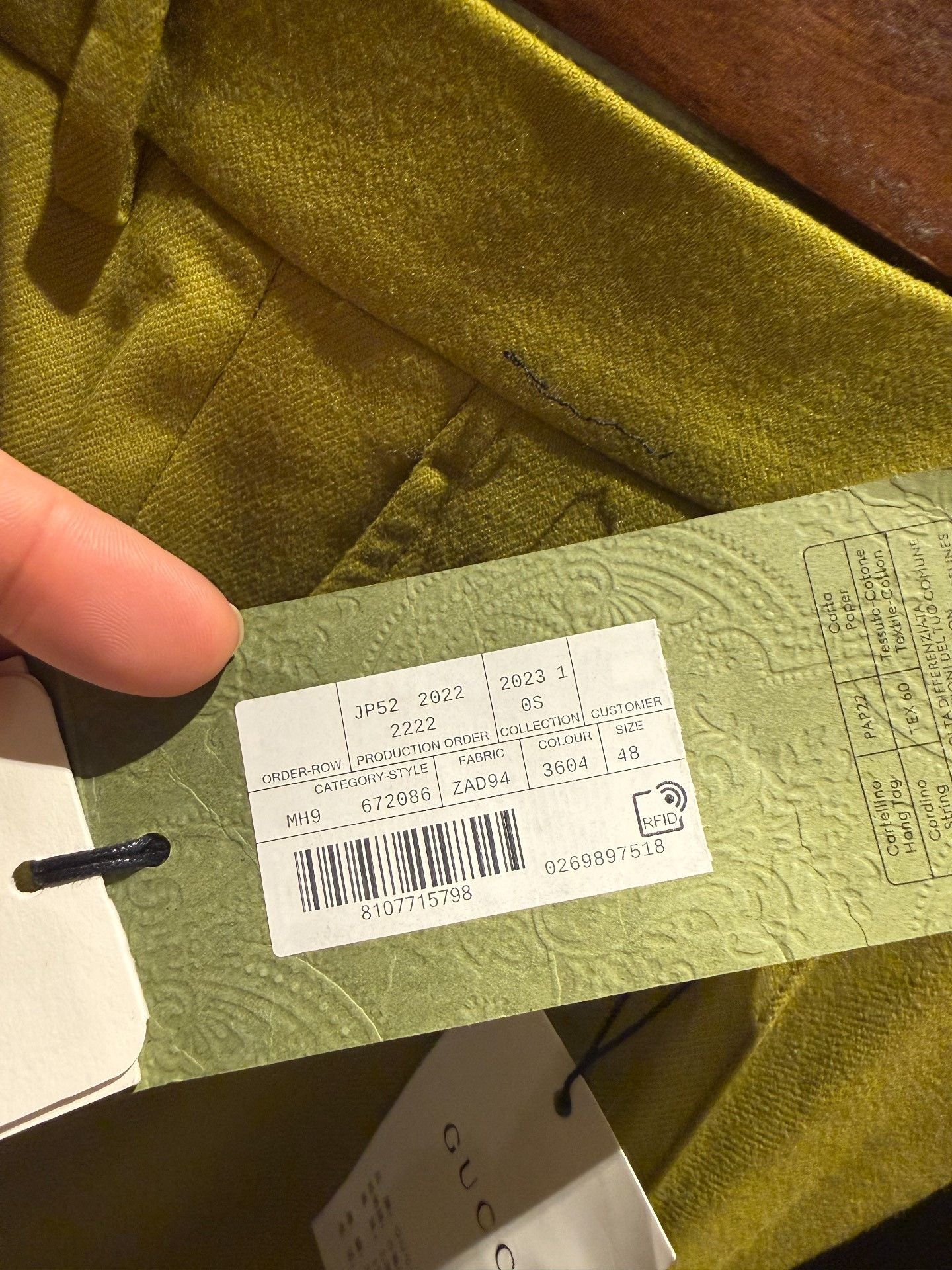 Gucci Gucci Mustard Wool Trousers Size 48 Size US 32 / EU 48 - 2 Thumbnail