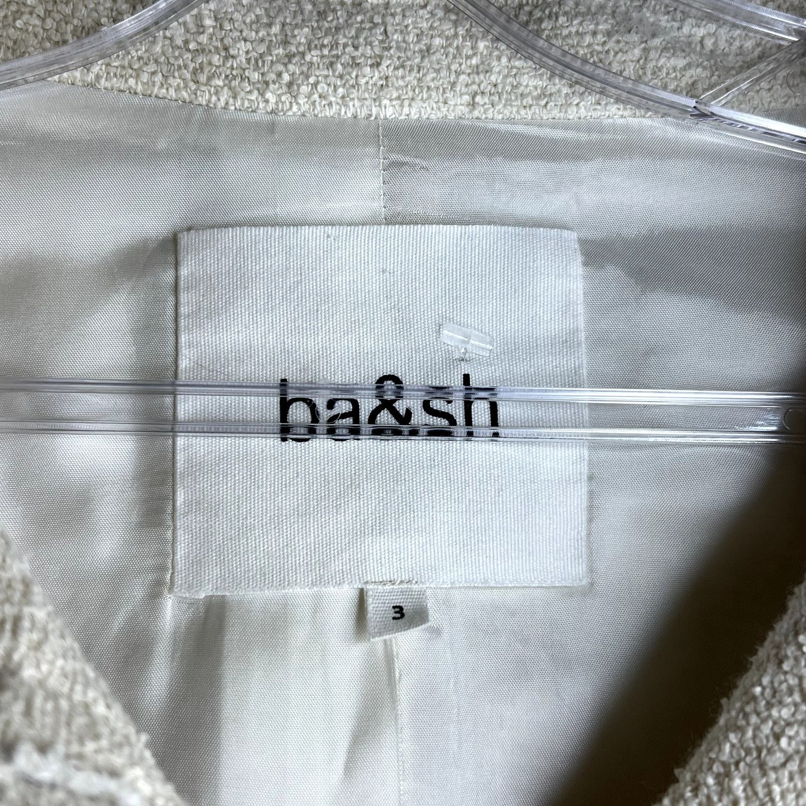 ba&sh Ba&Sh cropped Jacket Paleo Ecru Size L 3 New Size L / US 10 / IT 46 - 4 Thumbnail