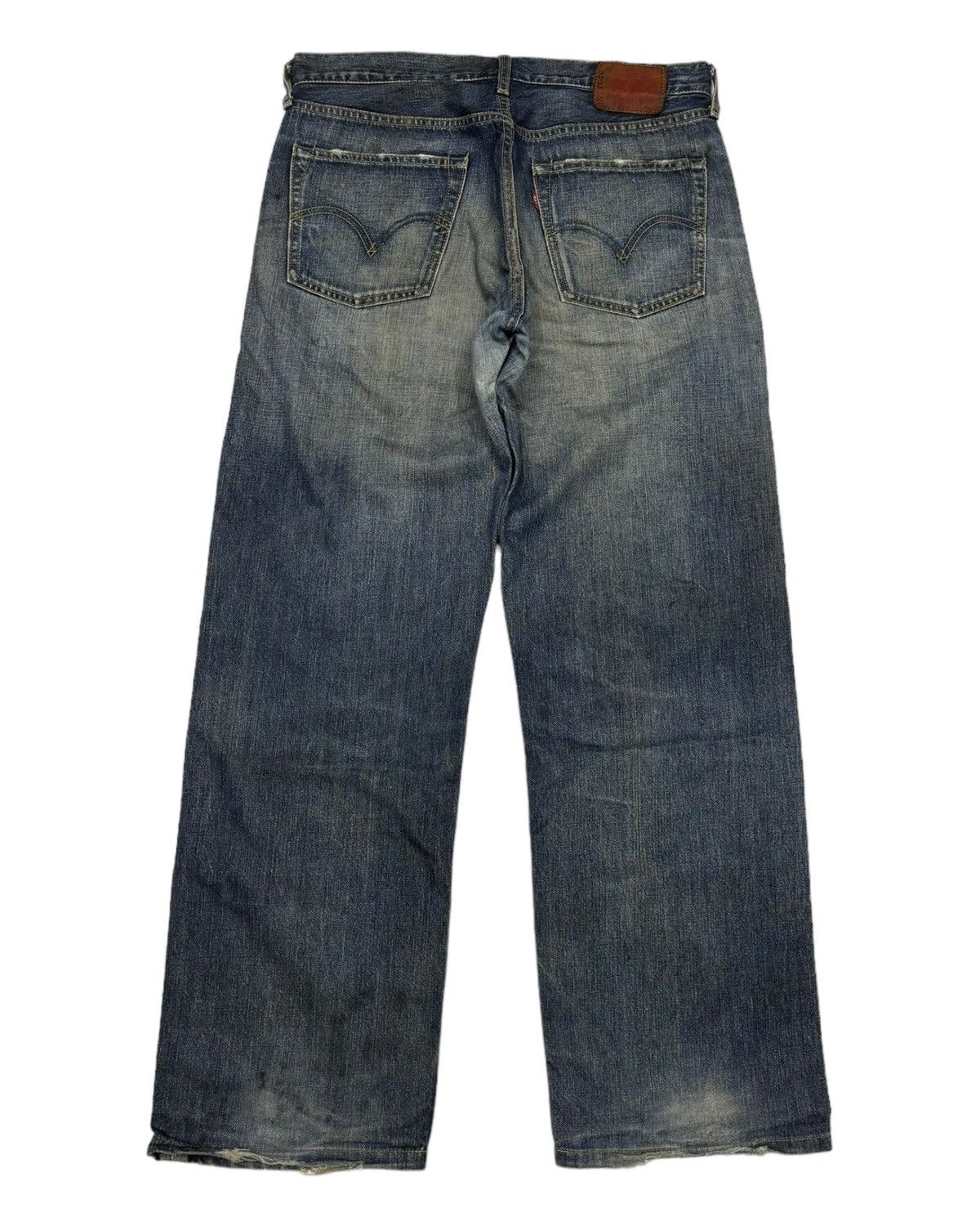 Levi's VINTAGE LEVIS 503 BAGGY DISTRESSED DENIM JEANS Size US 31 - 8 Thumbnail