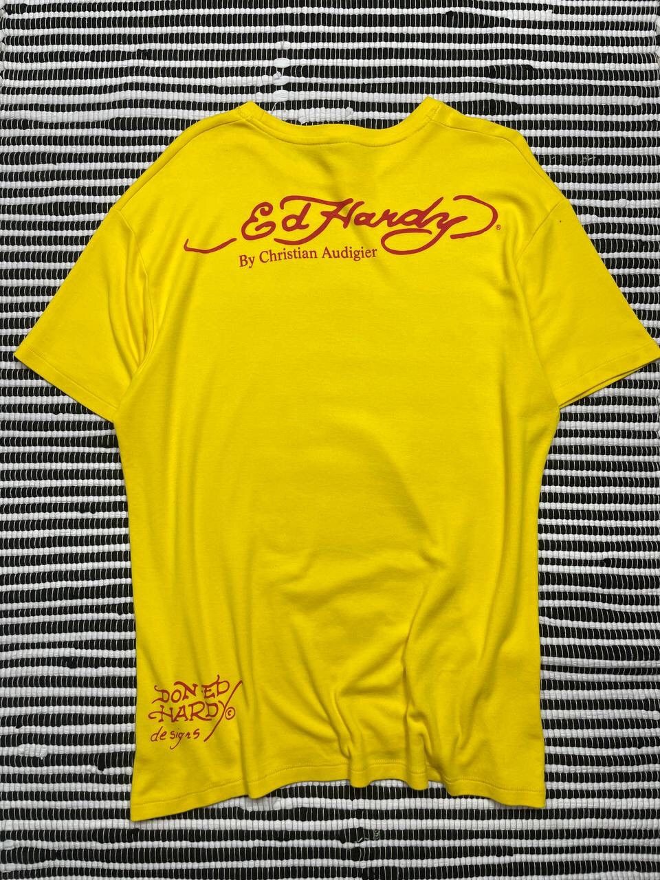 Ed Hardy × Japanese Brand × Vintage Vintage Ed Hardy Christian Audigier Tee T-Shirt Y2K Size US XXL / EU 58 / 5 - 5 Thumbnail