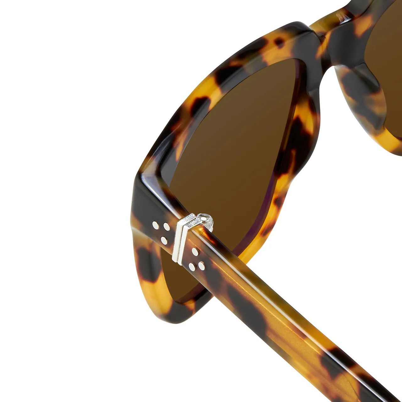 Ann Demeulemeester Ann Demeulemeester Sunglasses Oversized Tortoise and Brown Size ONE SIZE - 4 Thumbnail