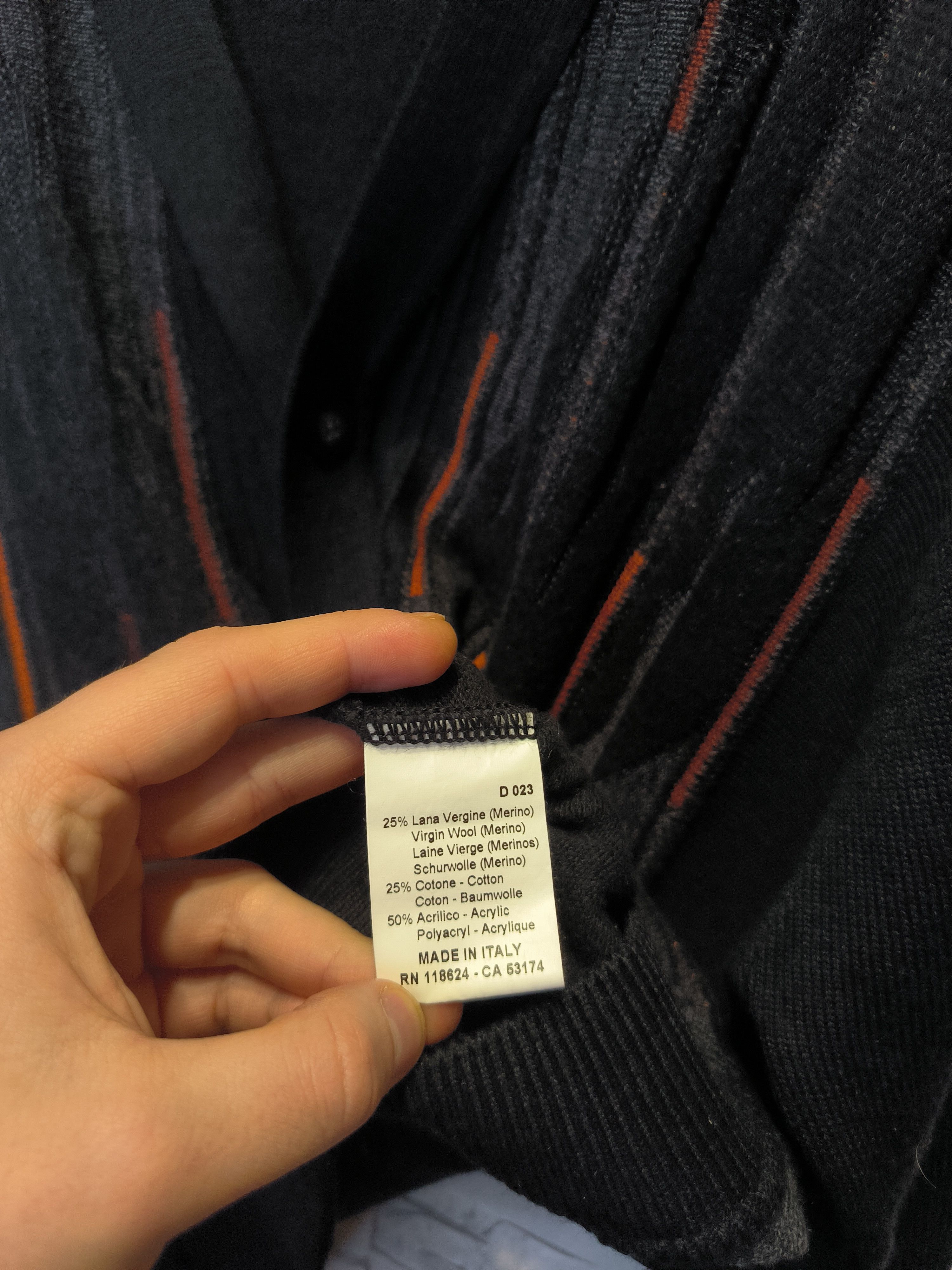 Other Montechiaro Cardigan Knitwear Italy Made Lana Wool Black Size US L / EU 52-54 / 3 - 5 Thumbnail