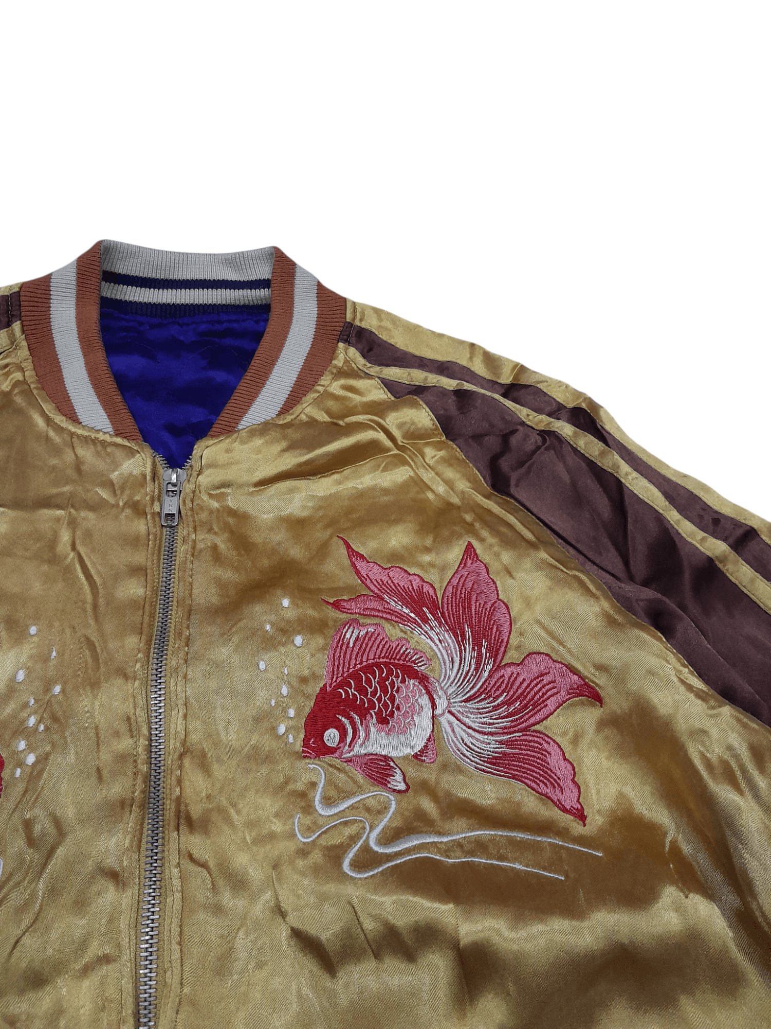 IOLANI Iolani Sukajan Japan Embroidered Jacket (F448) Size US L / EU 52-54 / 3 - 5 Thumbnail