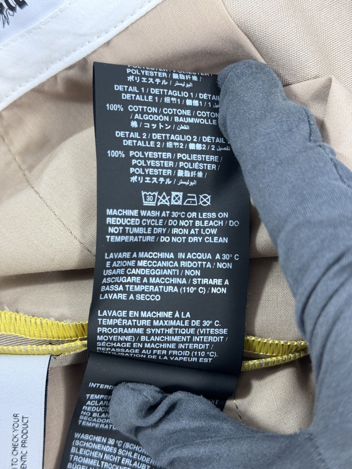 Palm Angels CHINO BEIGE TROUSERS Size US 36 / EU 52 - 7 Thumbnail