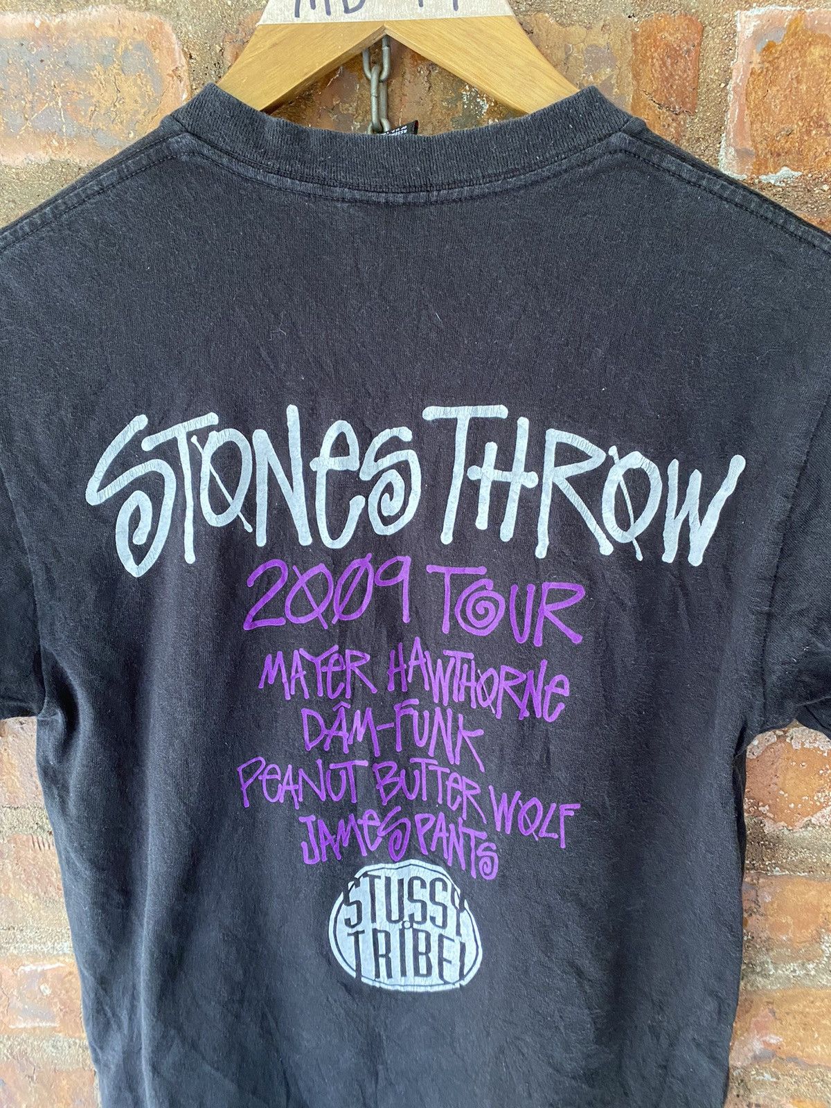 Stussy 2009 Stussy Stone Throw crew band tee tour Japan Size US S / EU 44-46 / 1 - 6 Thumbnail