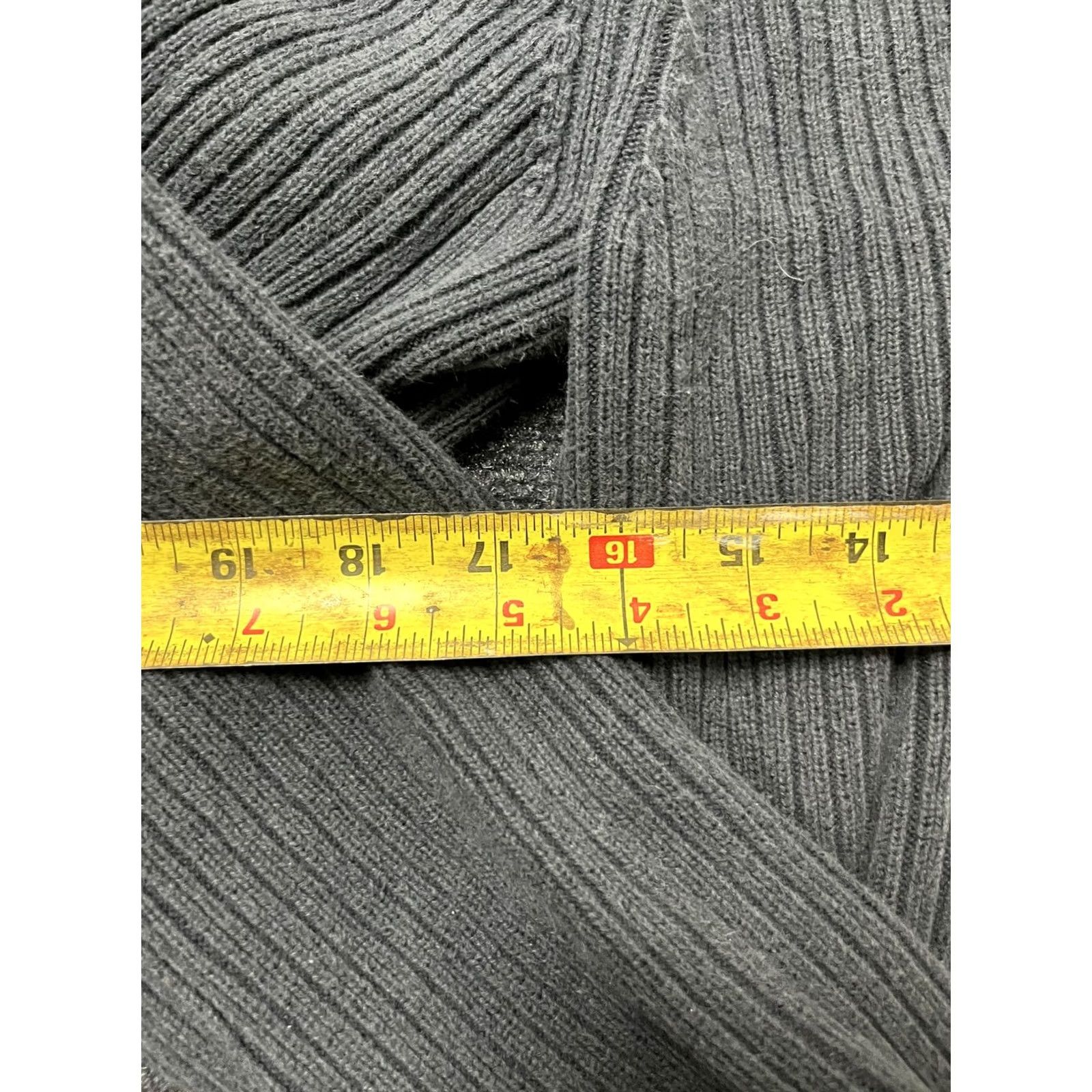 Calvin Klein Calvin Klein Sweater Mens Large Gray Ribbed Half Zip Mock Neck Pullover Size US M / EU 48-50 / 2 - 4 Thumbnail