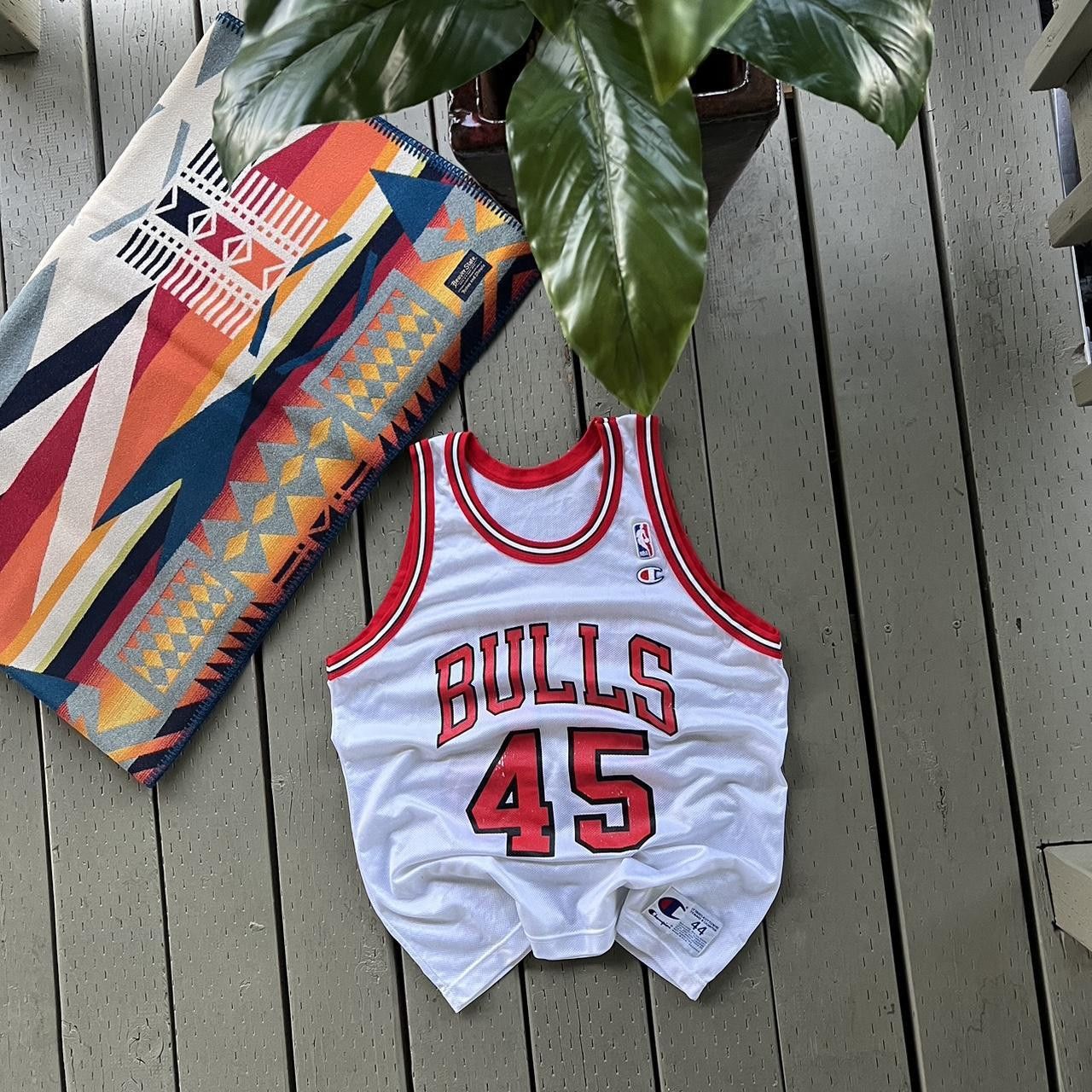 Champion Vintage Michael Jordan Champion Jersey NBA Chicago Bulls Size US M / EU 48-50 / 2 - 1 Thumbnail