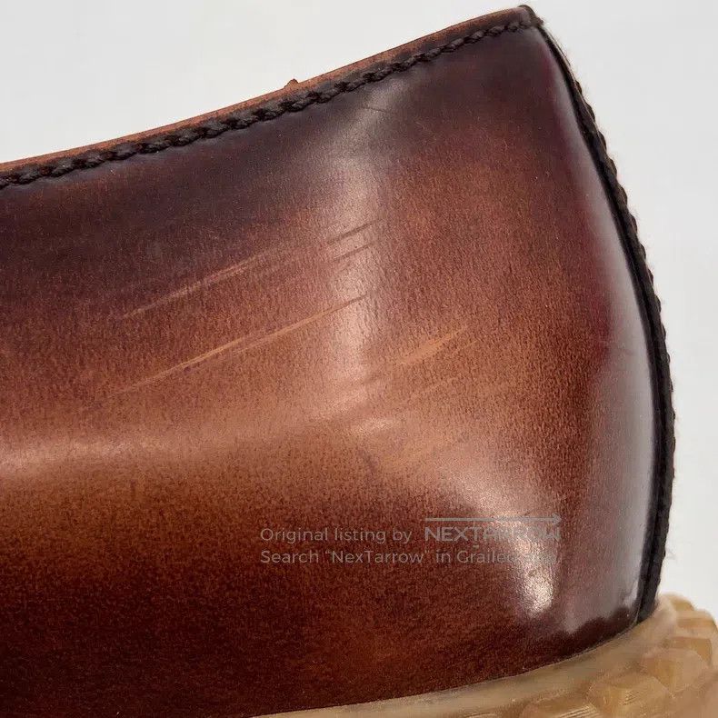 Prada Prada Brown leather triangle thick-soled casual loafers Size US 4.5 / IT 34.5 - 9 Thumbnail