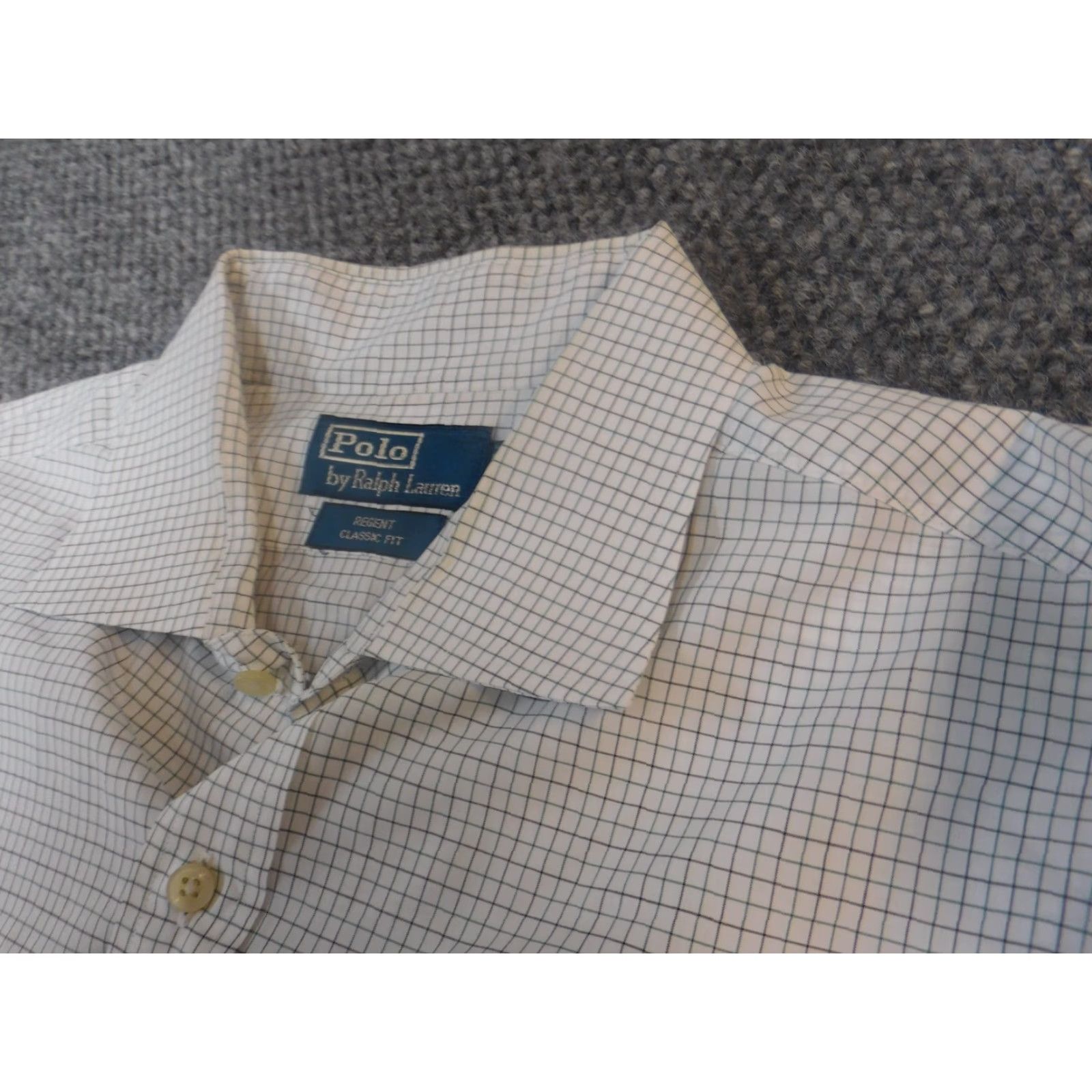 Polo Ralph Lauren Polo Ralph Lauren Shirt Mens 18 White Regent Plaid Classic Fit Button-Down Collar-Down Long Sleeve Button-Up Size US XXL / EU 58 / 5 - 6 Thumbnail