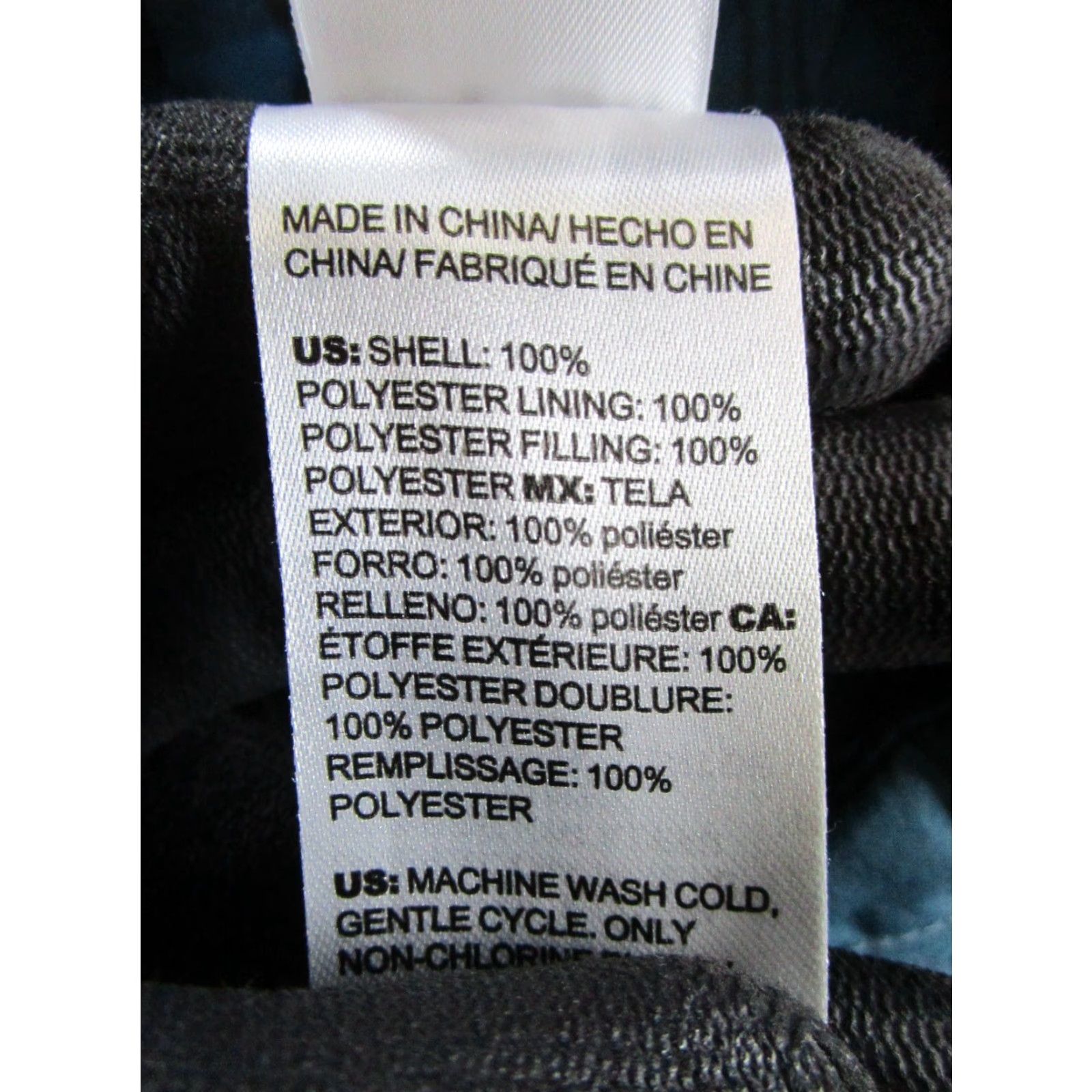 Vintage Chico's Vest Women's Small S Blue Black White Reversible Quilted Jacket Size S / US 4 / IT 40 - 4 Thumbnail