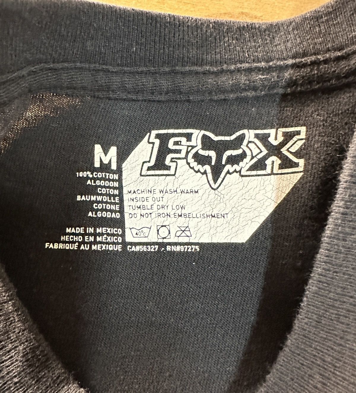 Fox Racing × Vintage Fox Racing "Created to Destroy" 1974 . M Size US M / EU 48-50 / 2 - 4 Thumbnail