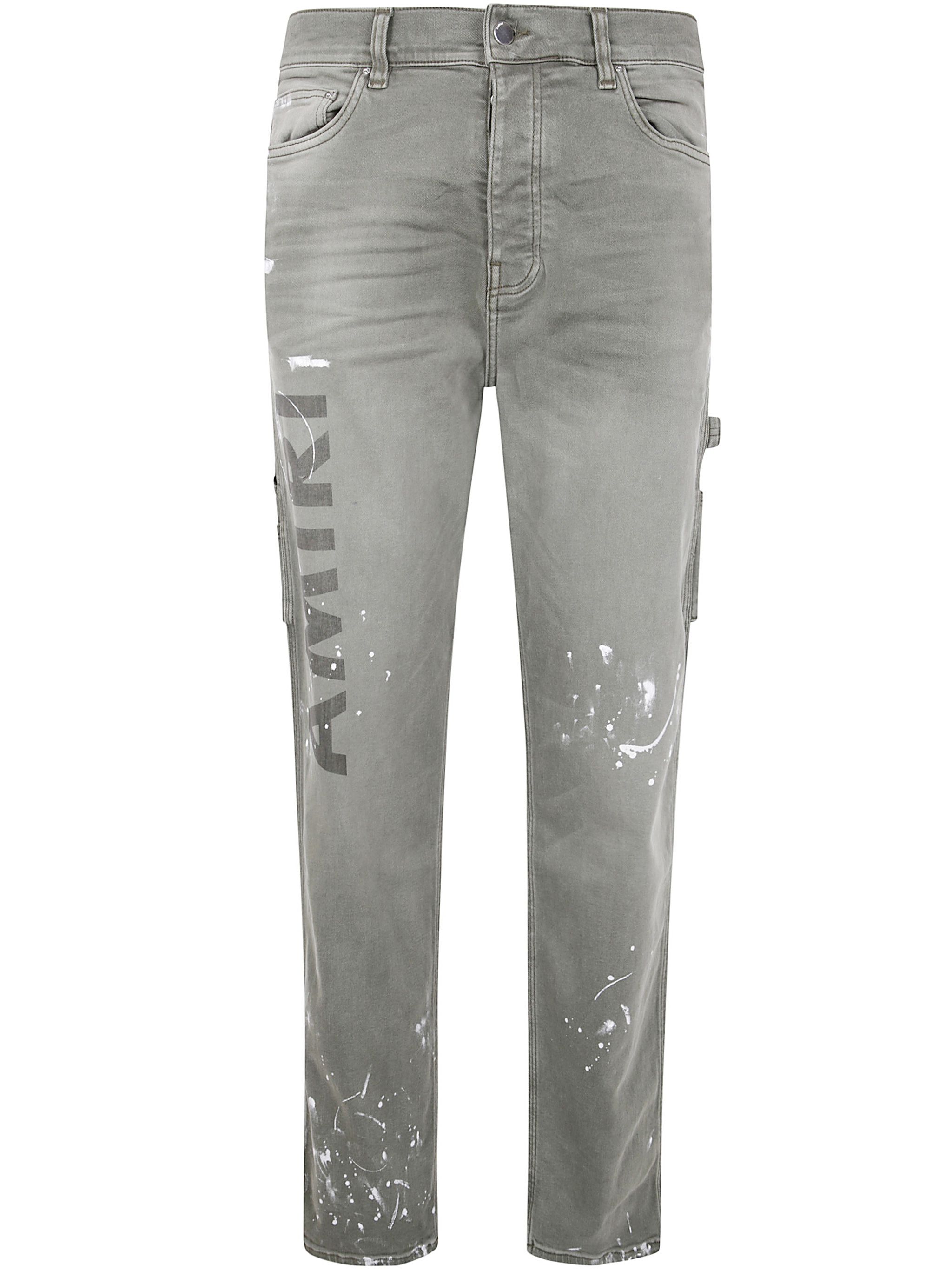 Amiri "AMIRI STENCIL" SLIM JEANS Size US 34 / EU 50 - 1 Thumbnail