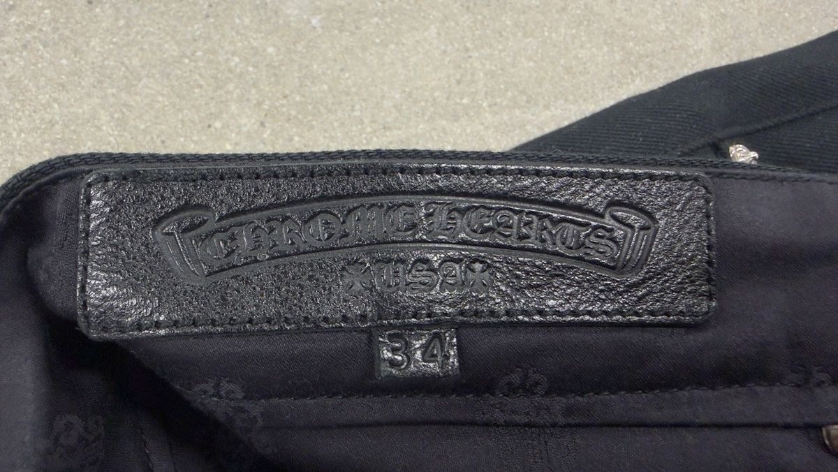 Chrome Hearts RARE! Chrome Hearts Street Sweeper Denim Pants Black Size US 34 / EU 50 - 7 Thumbnail