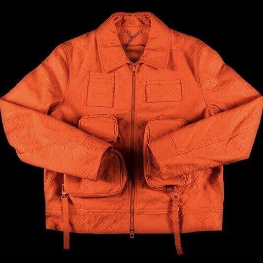 LOUIS VUITTON VIRGIL ABLOH MONOGRAM EMBOSSED UTILITY JACKET