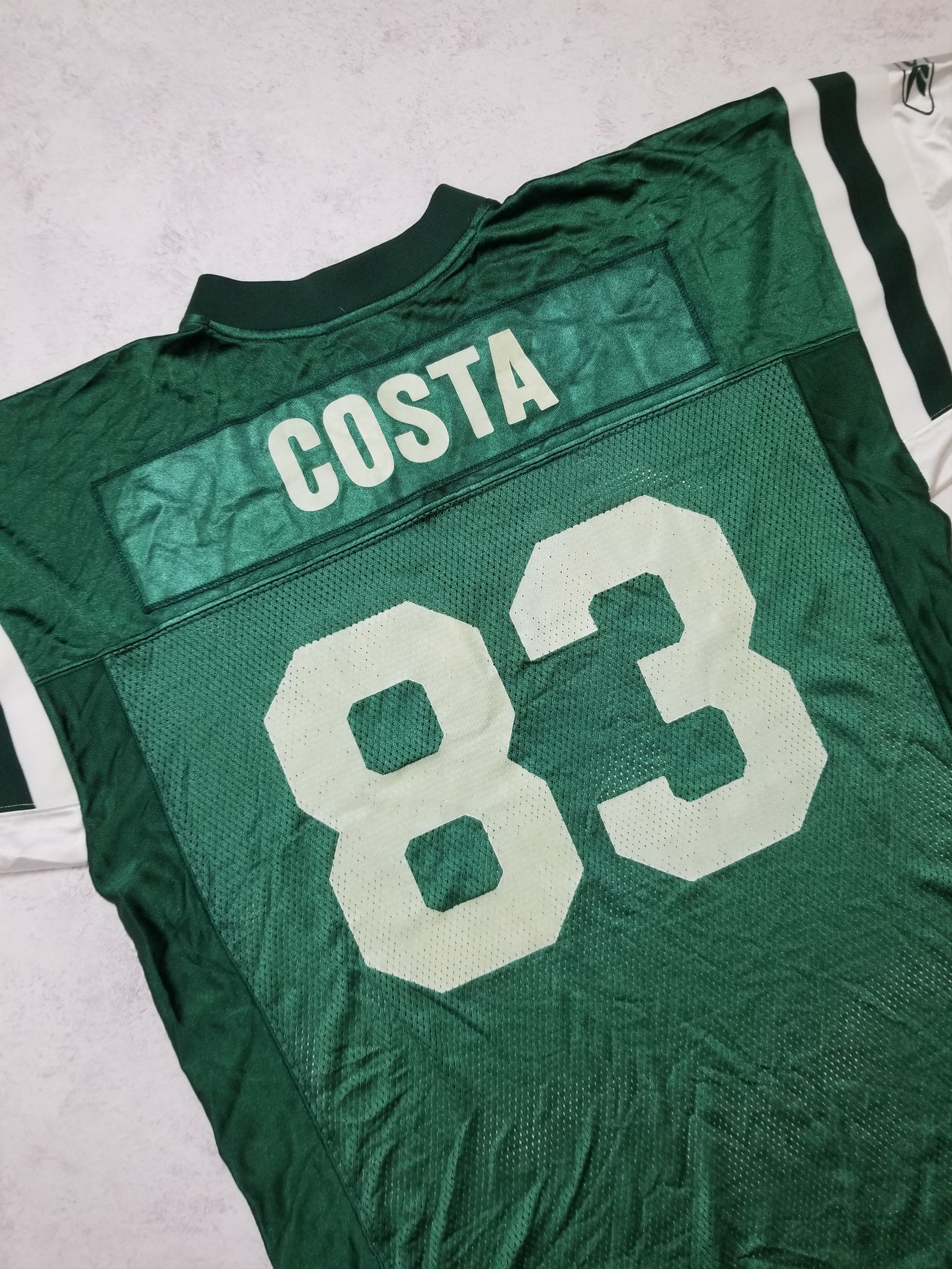 Reebok Vintage Reebok #83 Costa New York Jets NFL Jersey Men's Size US L / EU 52-54 / 3 - 15 Thumbnail