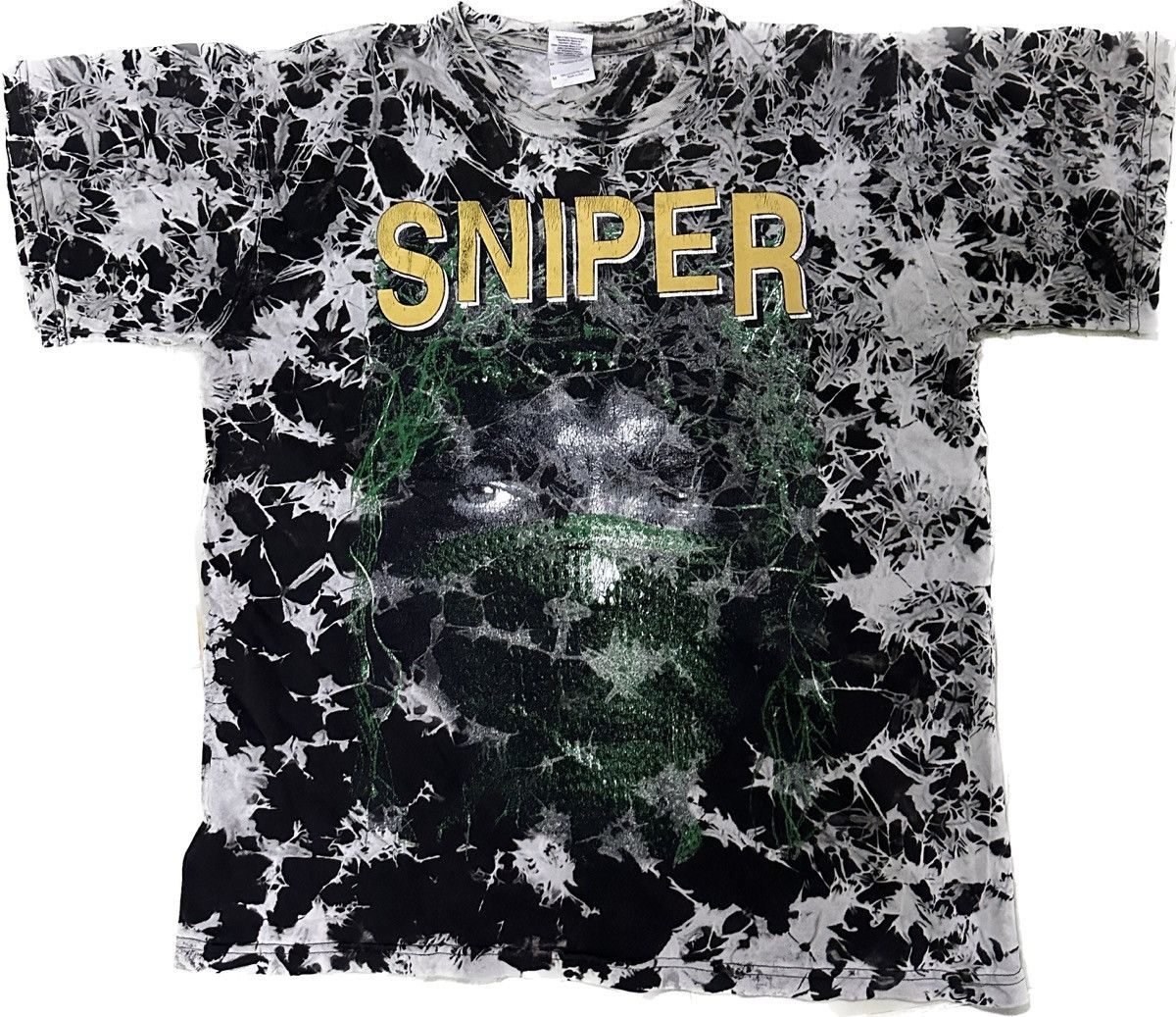 Vintage Sniper Tie Dye Shirt Tee