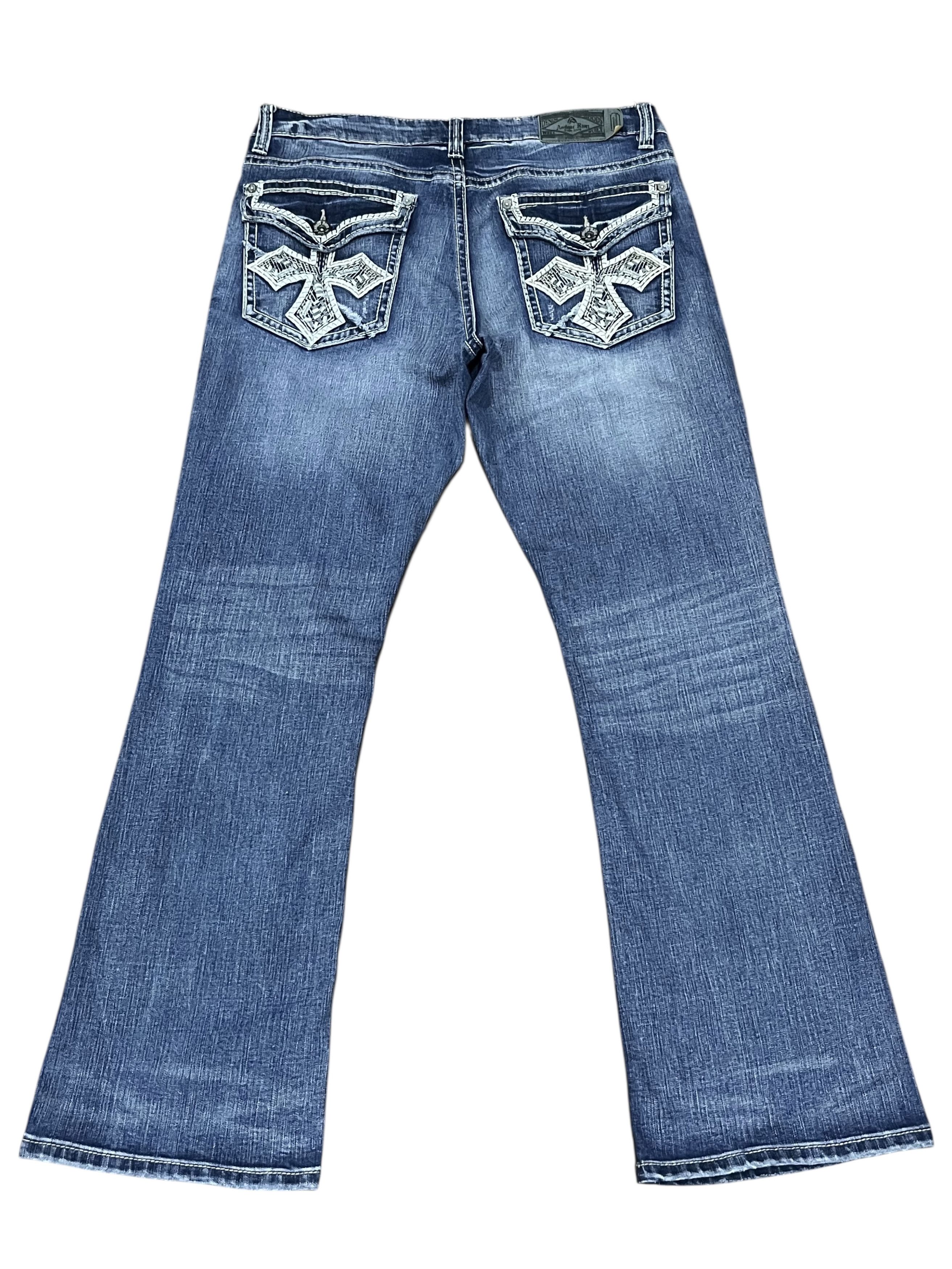 Grailed Antique Rivet C.Heart Style Flare Jeans W34 Y2K Vibe Jeans Size US 34 / EU 50 - 5 Thumbnail