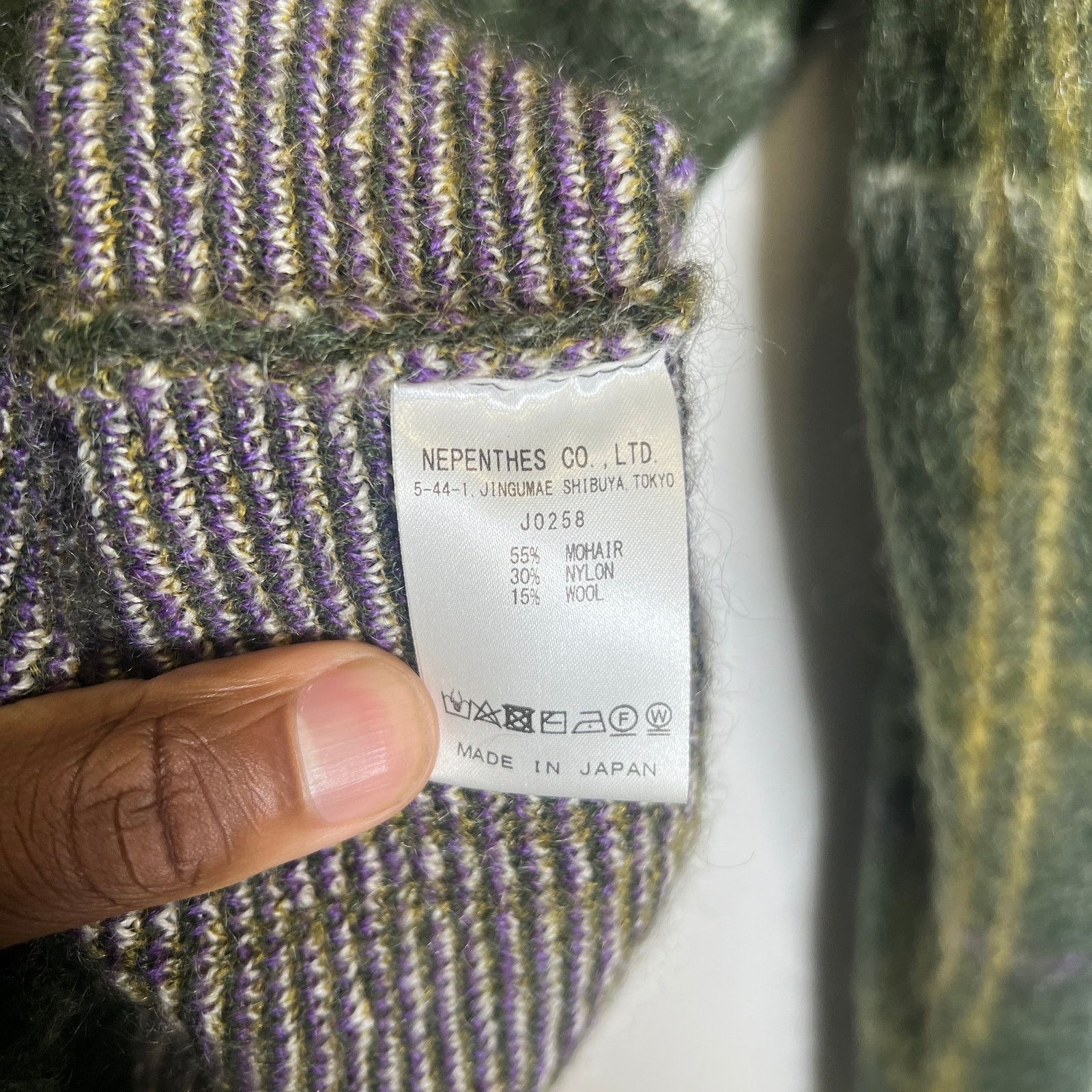 Needles Needles Mohair Windowpane Cardigan Size US XL / EU 56 / 4 - 4 Thumbnail