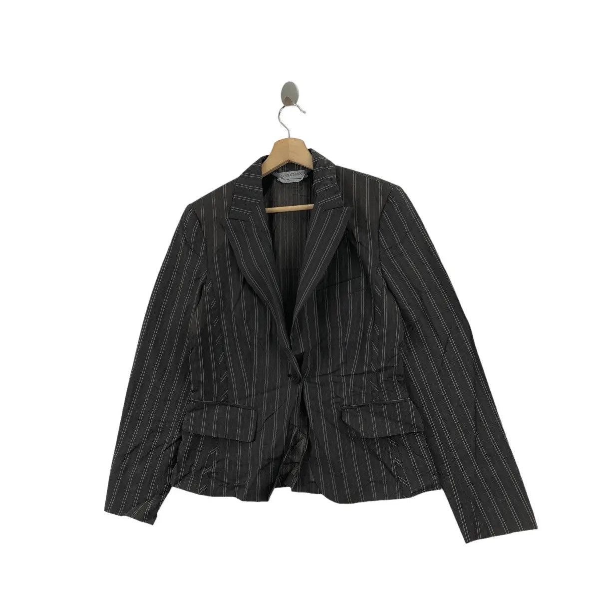 Max Mara MAX MARA SPORTMAX Collection Made In Italy Coat Striped Size S / US 4 / IT 40 - 5 Thumbnail