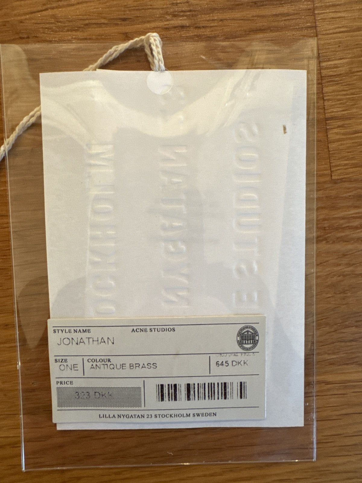 Acne Studios Archive “Jonathan” Brass Necklace Size ONE SIZE - 6 Thumbnail